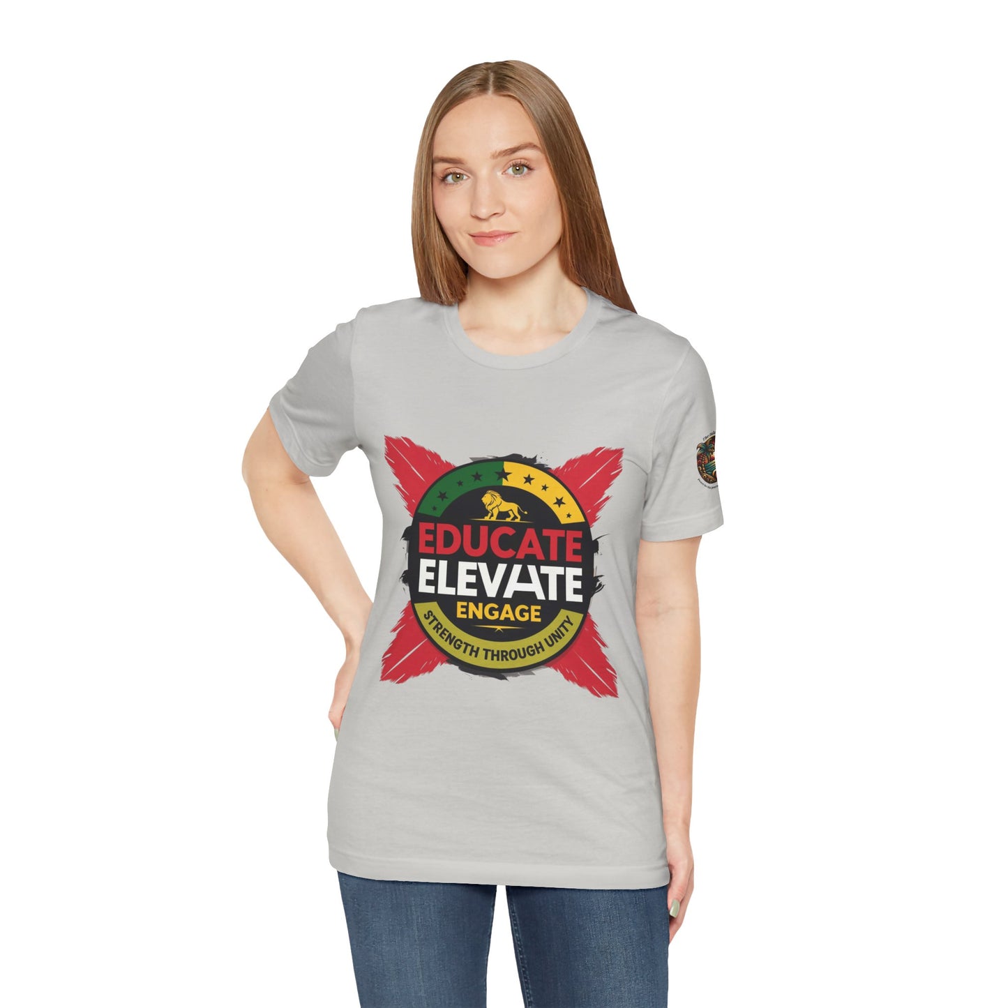 Empowering Statement Tee: Promote Unity & Strength, Ideal for Activism, Education Events, Casual Wear, Gift Ideas
