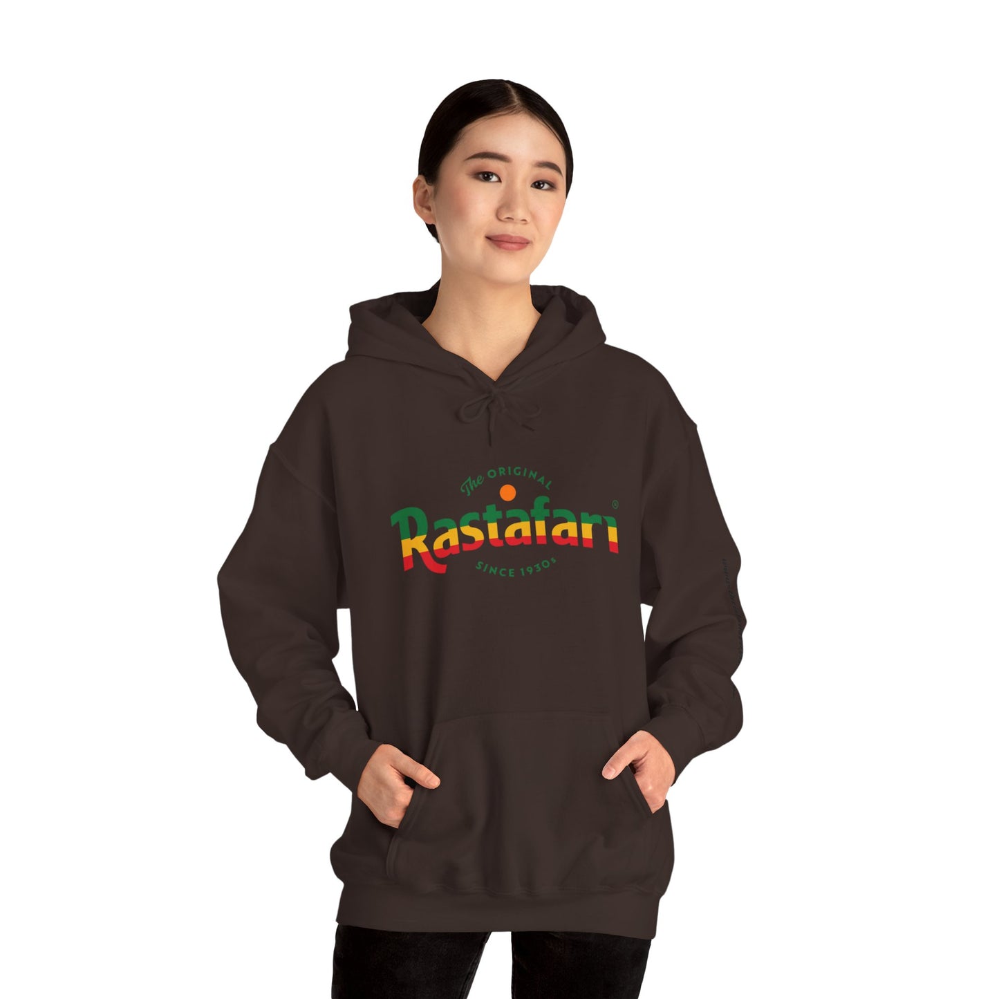 Rastafari Hoodie | Unisex Heavy Blend™ Sweatshirt, Cozy Streetwear, Gift for Culture Lovers, Relaxed Fit, Perfect for Casual Outings