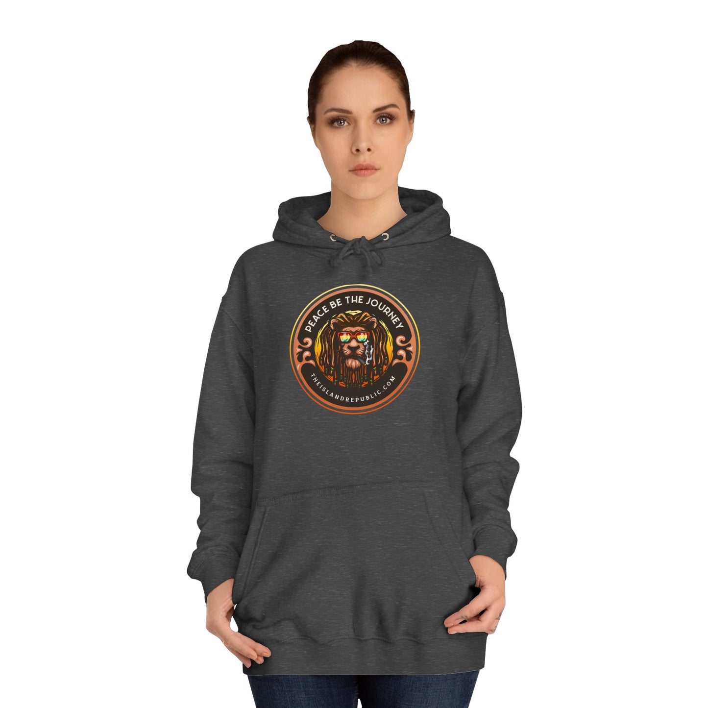 Rasta College Hoodie with Island Rhythm Hood
