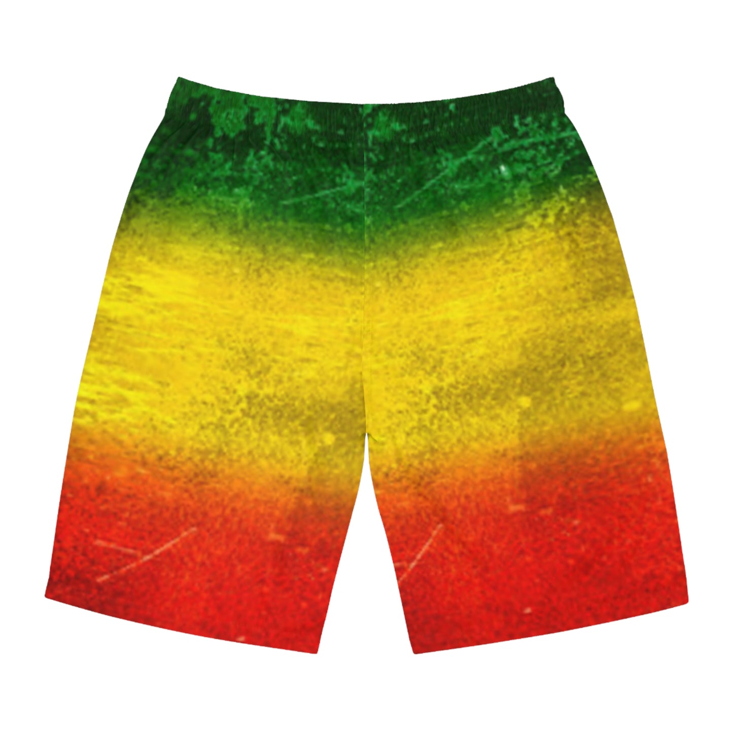 Men's Rasta Board Shorts - Vibrant Beachwear for Summer Adventures