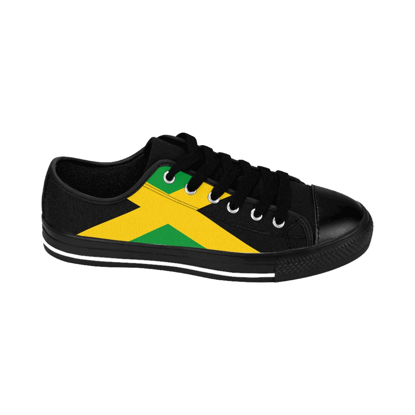 Jamaican Flag Men's Sneakers, Casual Footwear