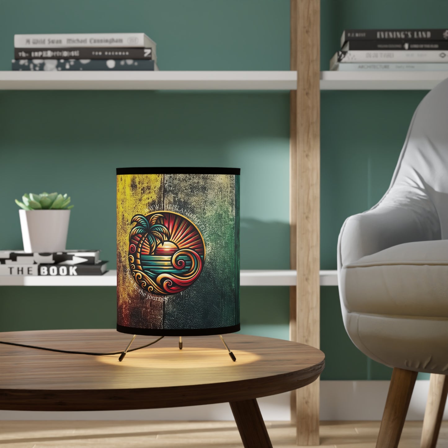 Lamp with Island Rhythm Design