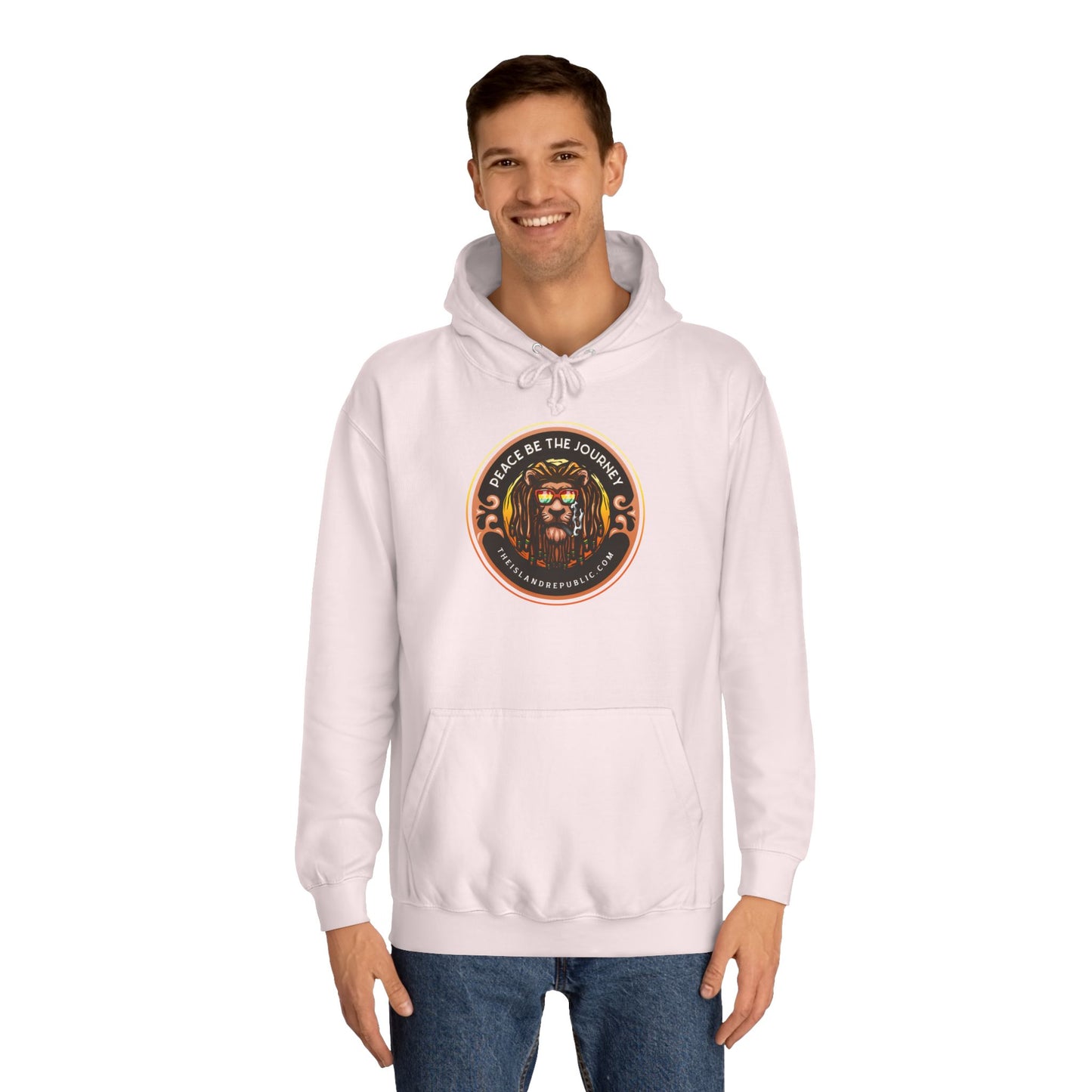 Rasta College Hoodie with Island Rhythm Hood
