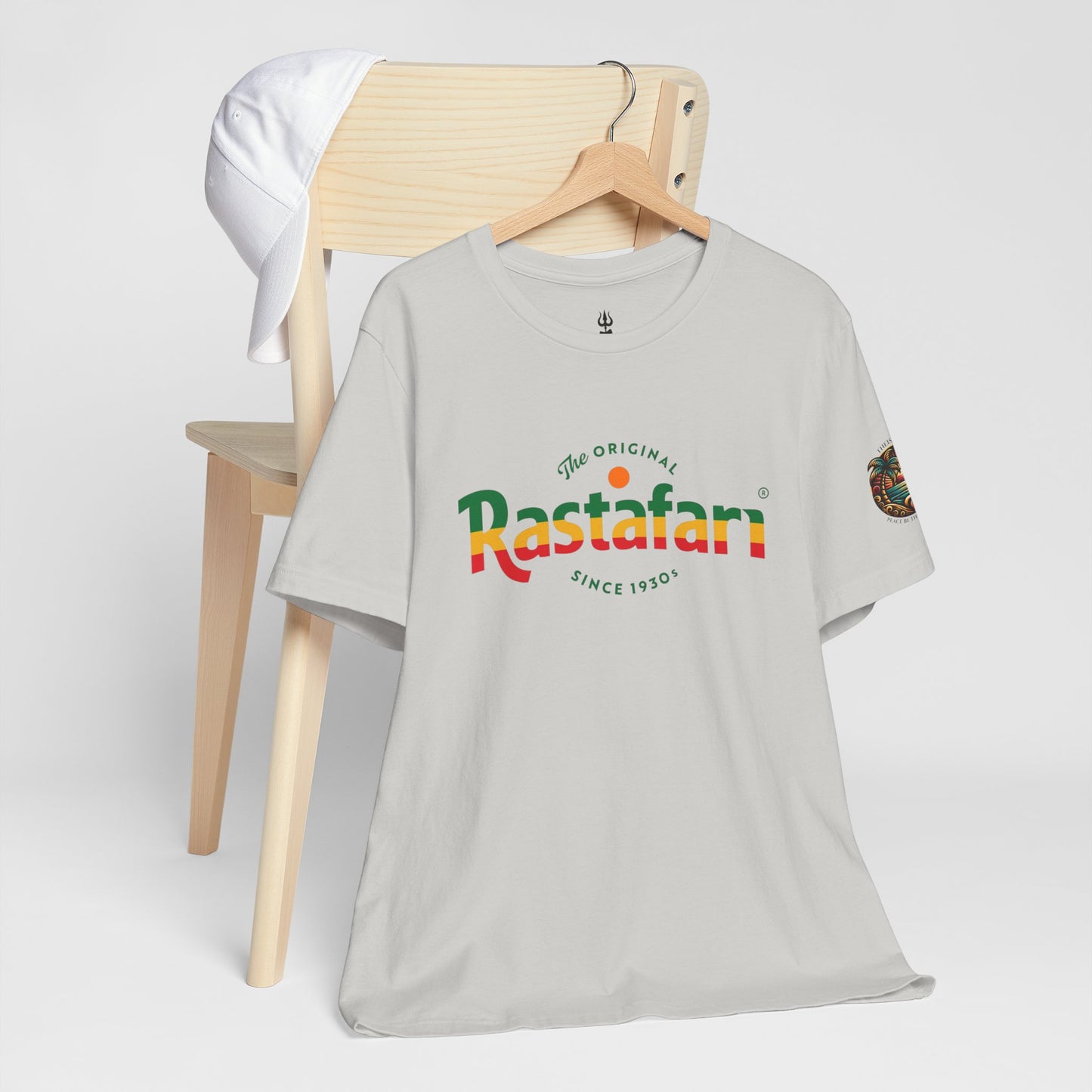 Rastafari Vibes Short Sleeve Tee, Unisex Jersey T-Shirt, Casual Wear, Festival Outfits, Gifts for Rasta Lovers