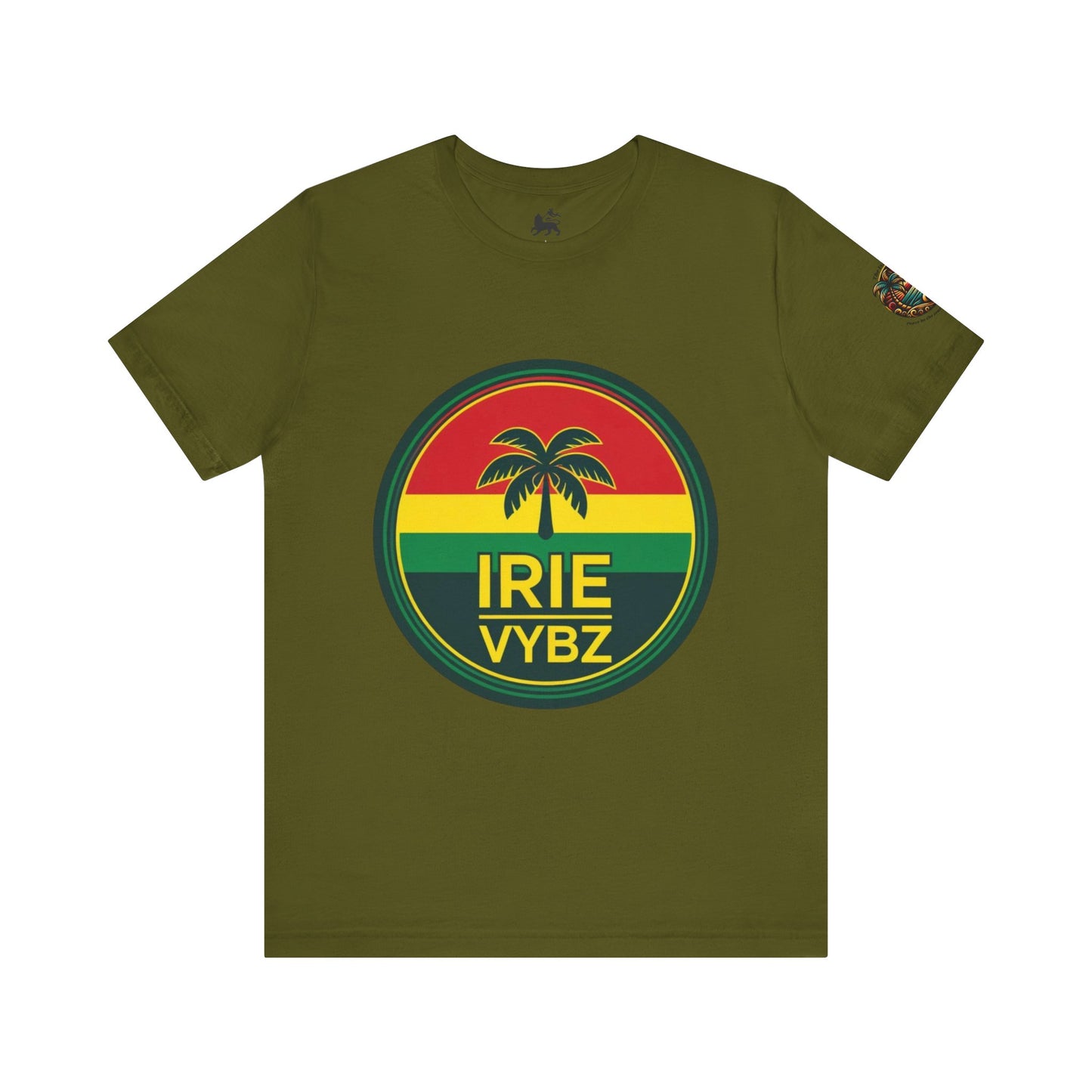 Irie Vybz Unisex Tee, Rasta Spirit Shirt, Beach Vibe Top, Reggae Music Gift, Summer Essentials, Casual Wear, Festival Apparel
