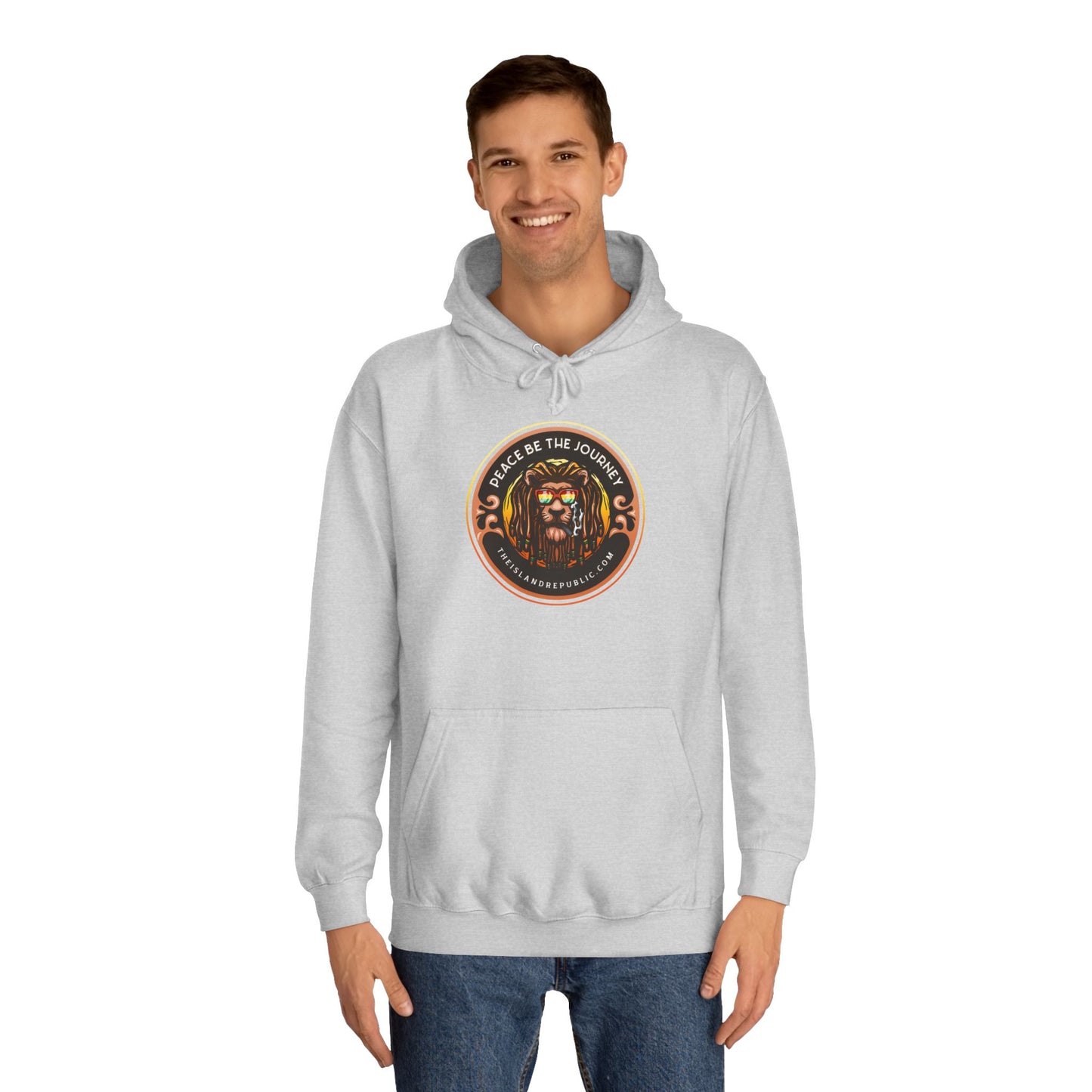 Rasta College Hoodie with Island Rhythm Hood
