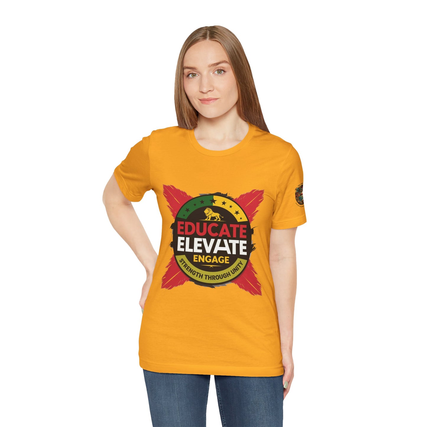 Empowering Statement Tee: Promote Unity & Strength, Ideal for Activism, Education Events, Casual Wear, Gift Ideas