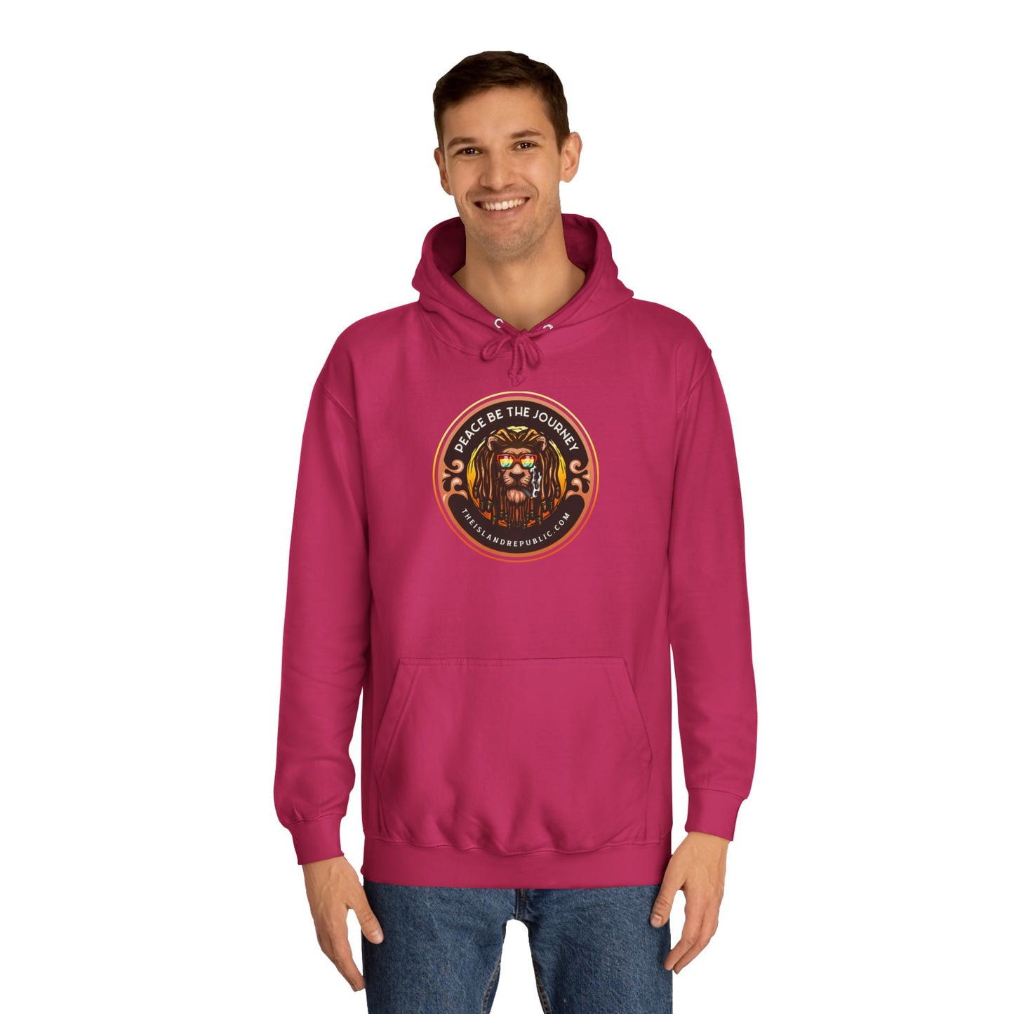 Rasta College Hoodie with Island Rhythm Hood