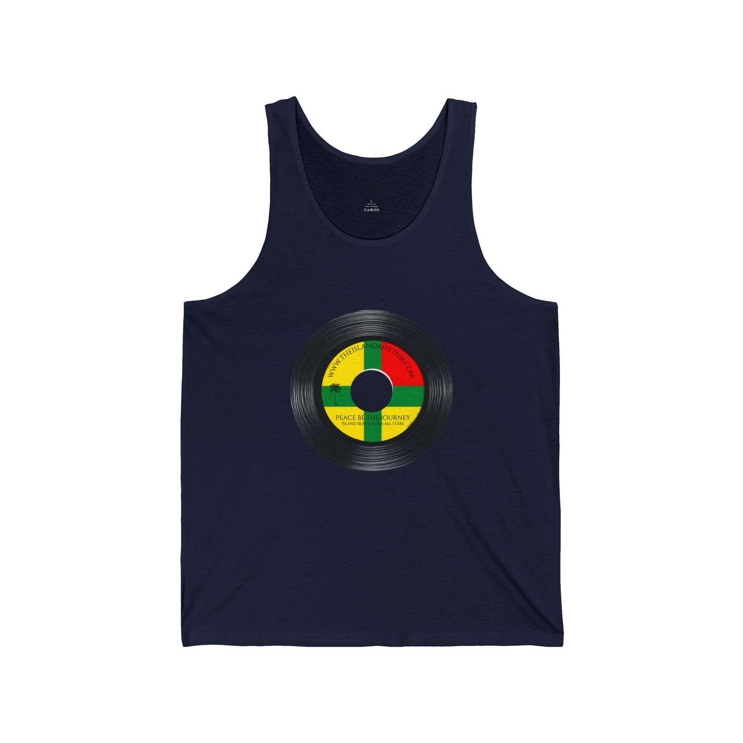 Rasta Tank: Island Vibe Unisex Jersey Tank