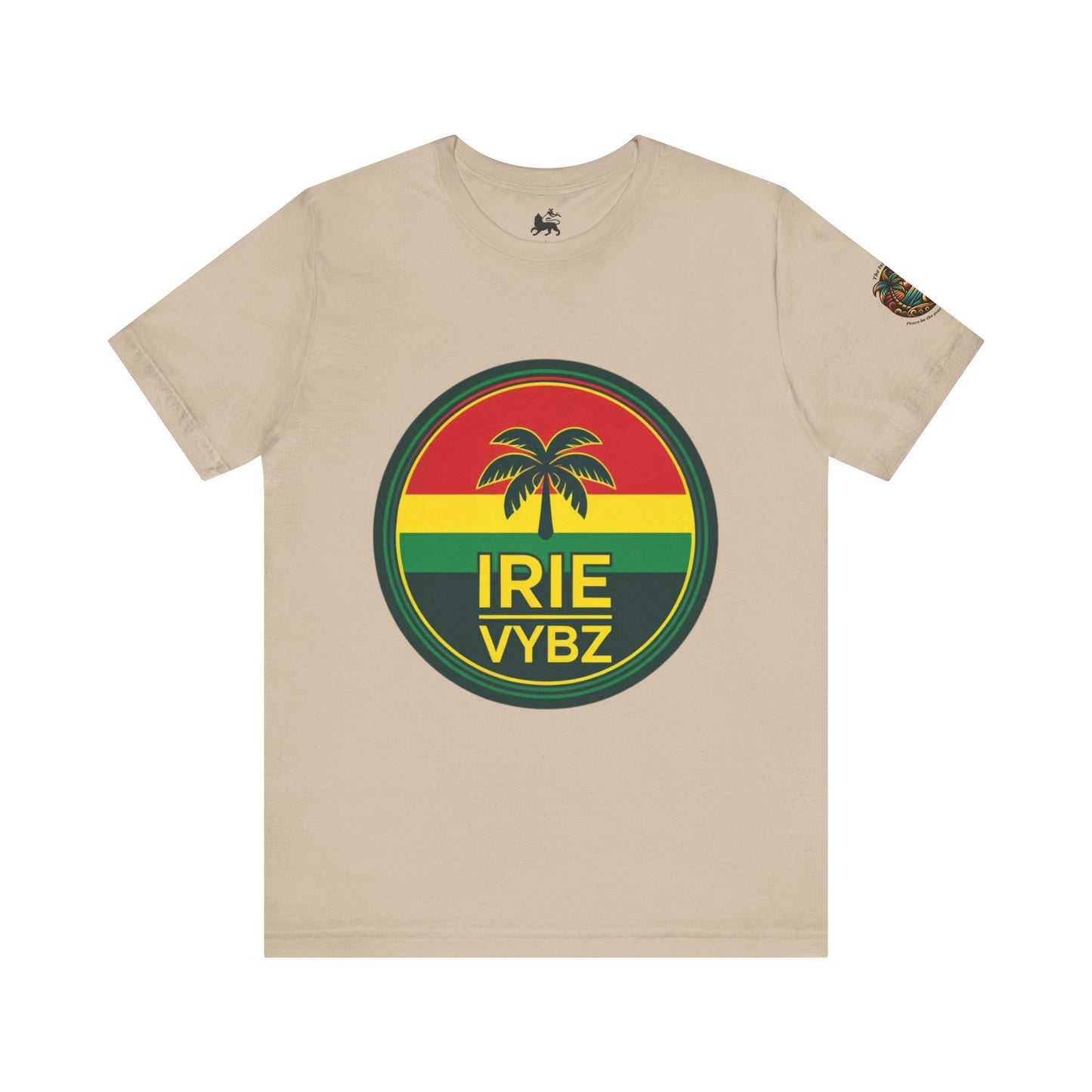 Irie Vybz Unisex Tee, Rasta Spirit Shirt, Beach Vibe Top, Reggae Music Gift, Summer Essentials, Casual Wear, Festival Apparel