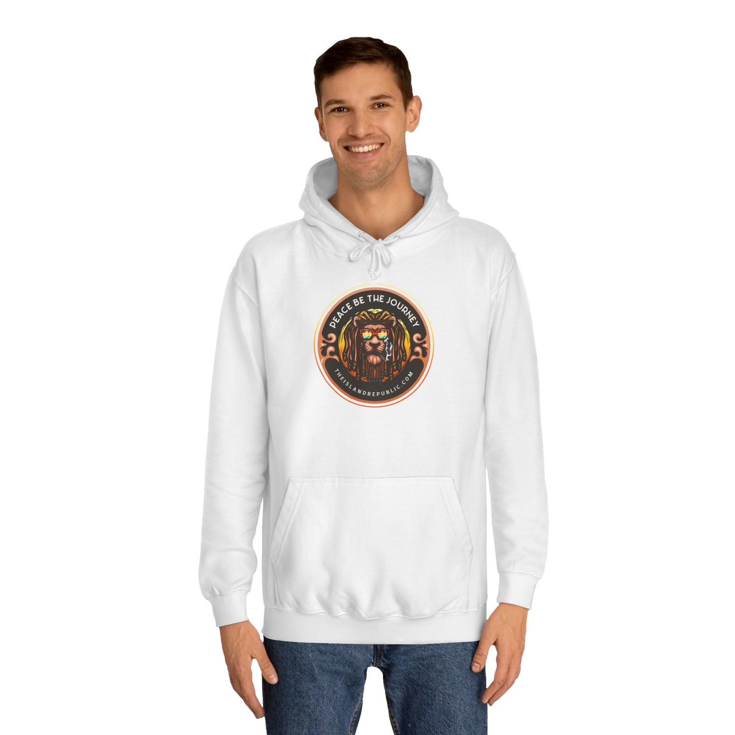 Rasta College Hoodie with Island Rhythm Hood