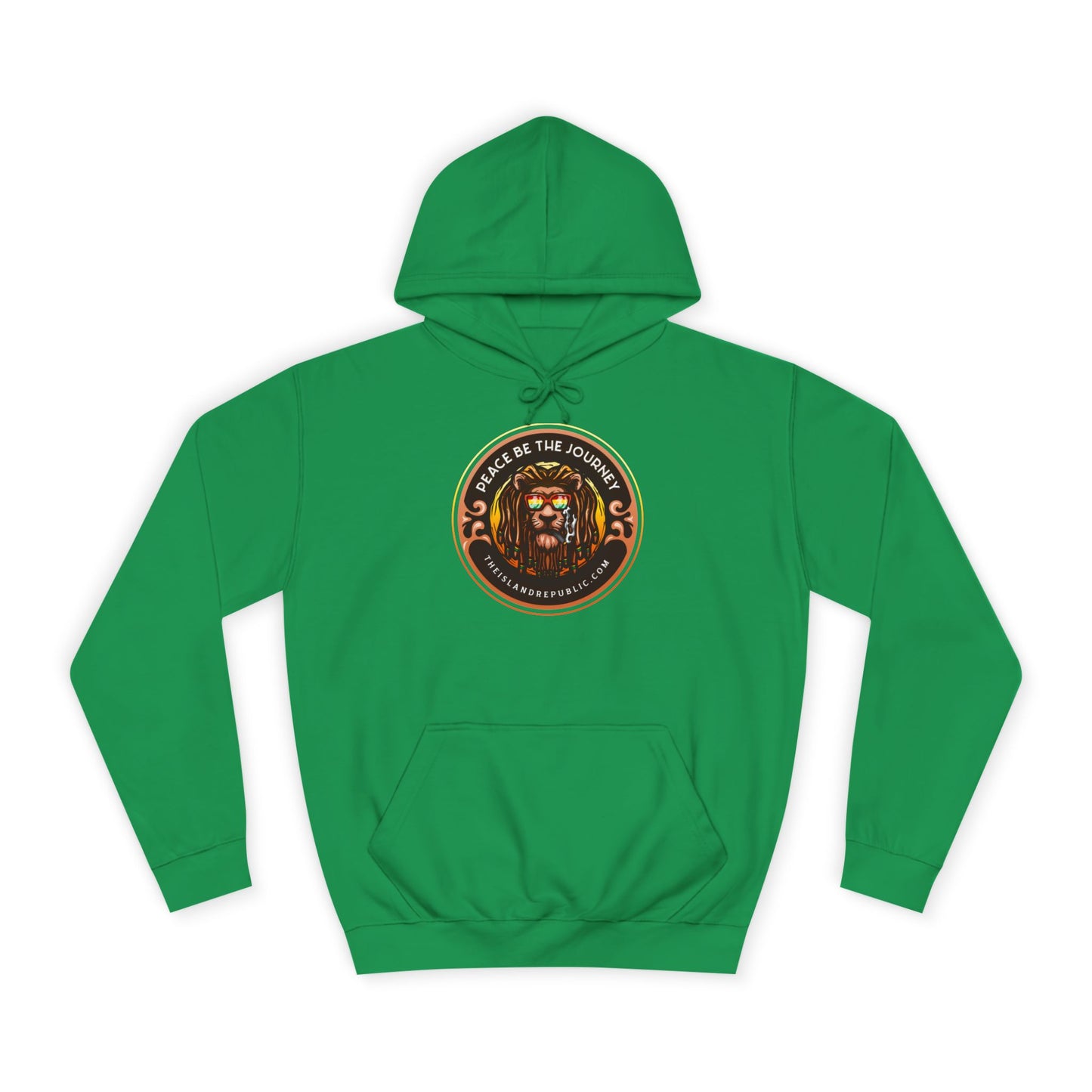 Rasta College Hoodie with Island Rhythm Hood