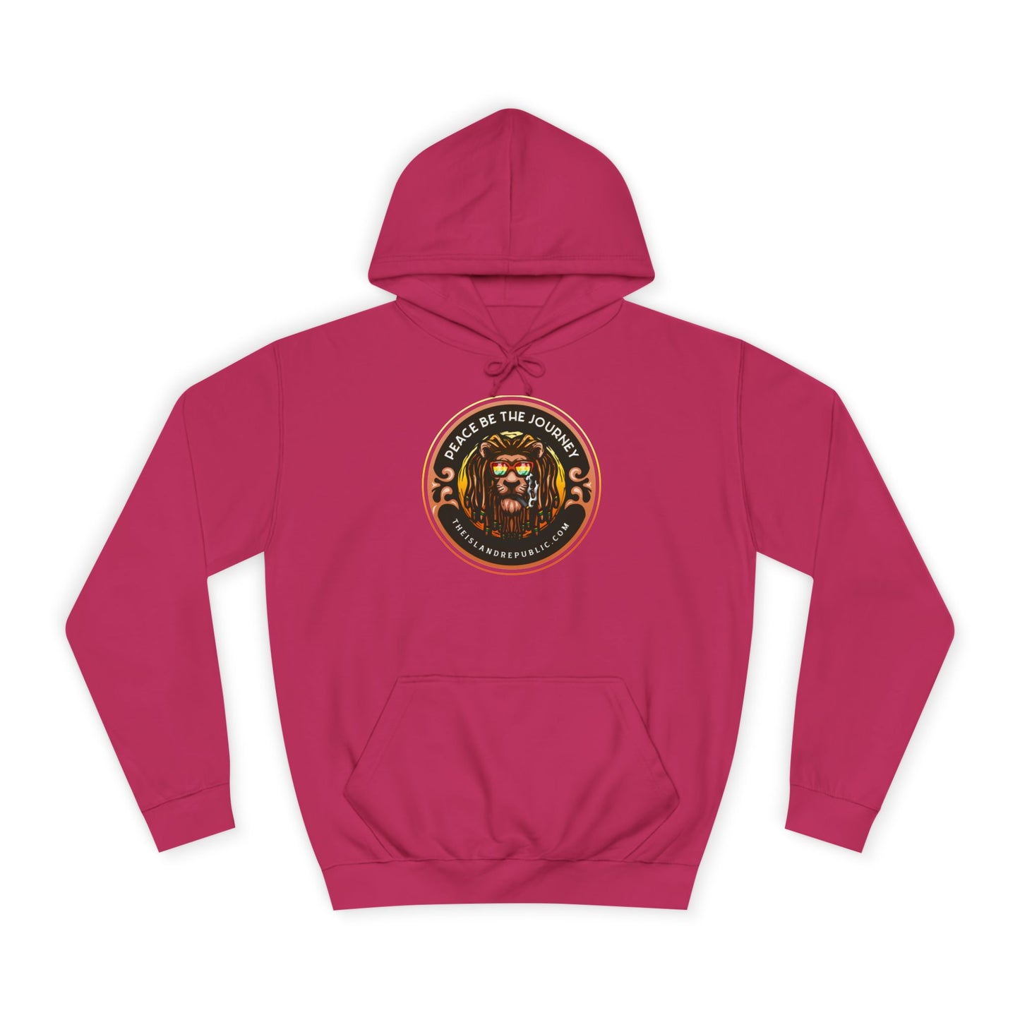 Rasta College Hoodie with Island Rhythm Hood
