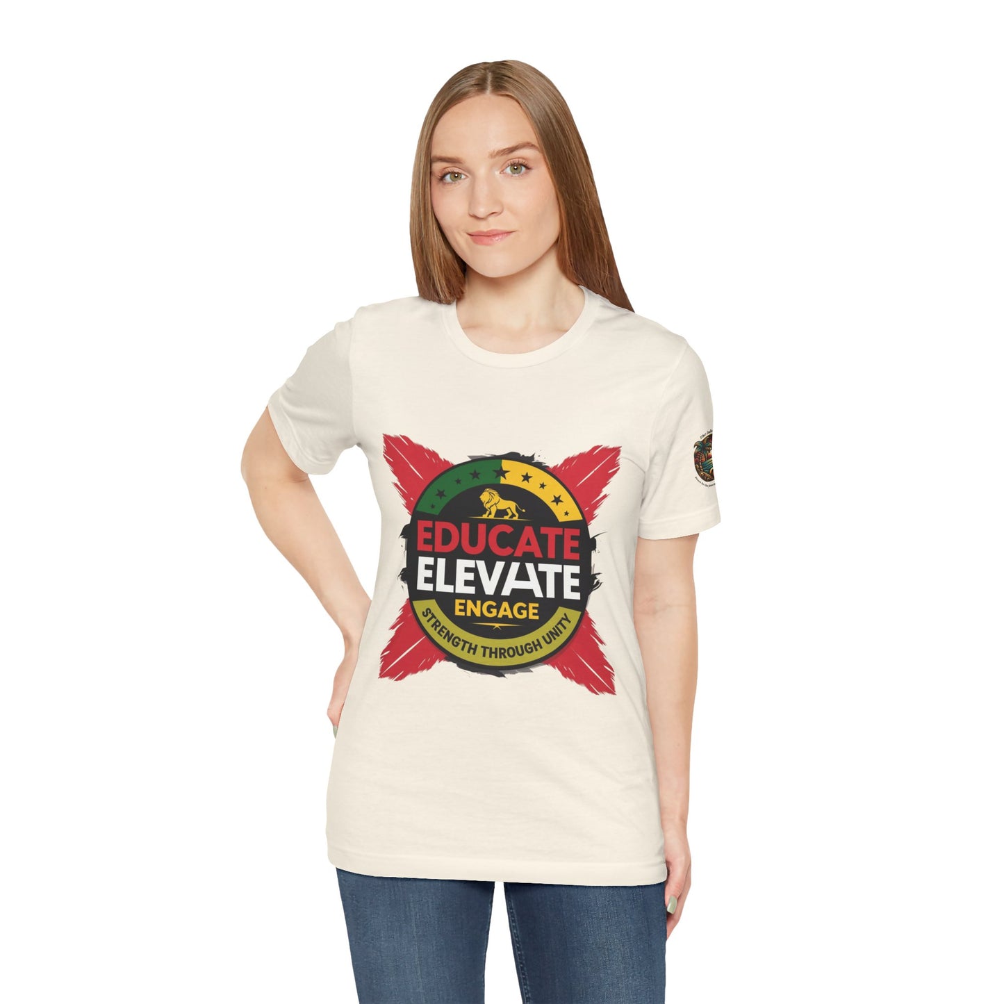 Empowering Statement Tee: Promote Unity & Strength, Ideal for Activism, Education Events, Casual Wear, Gift Ideas