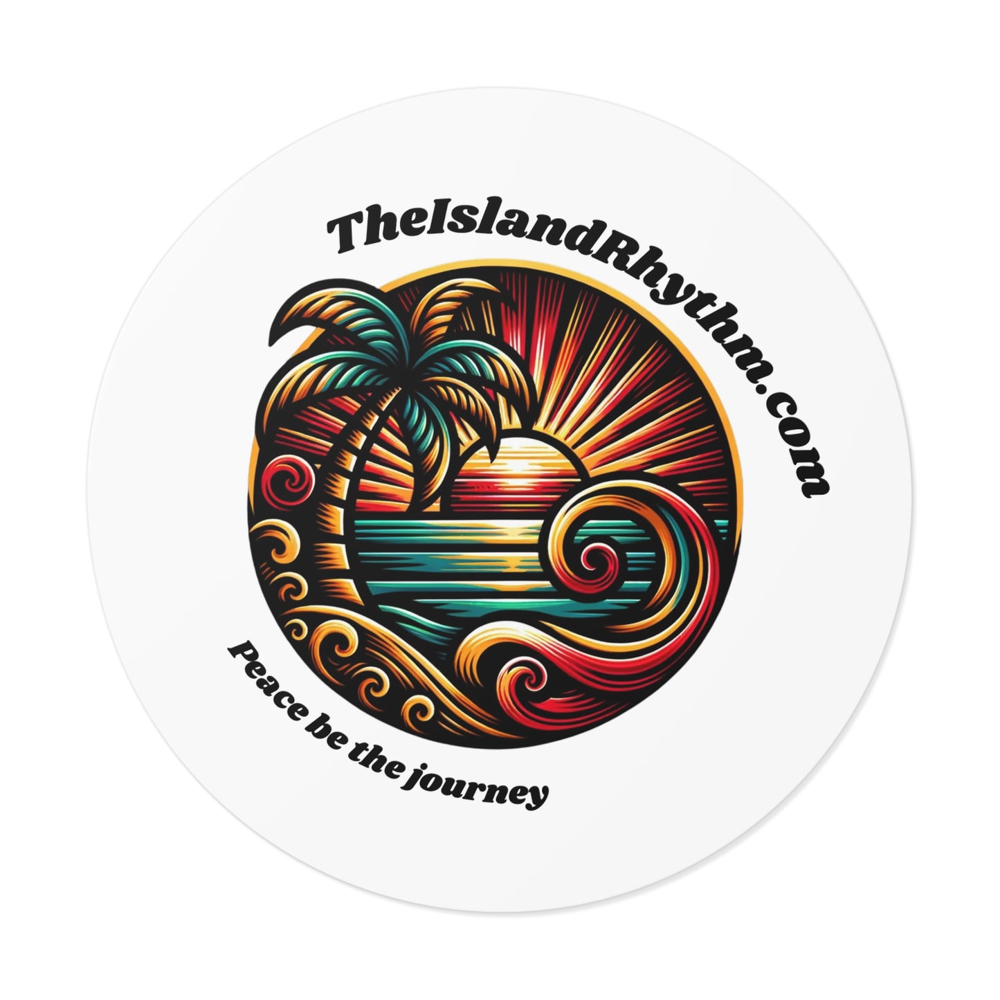 Vinyl Stickers - Island Rhythm Logo Sticker