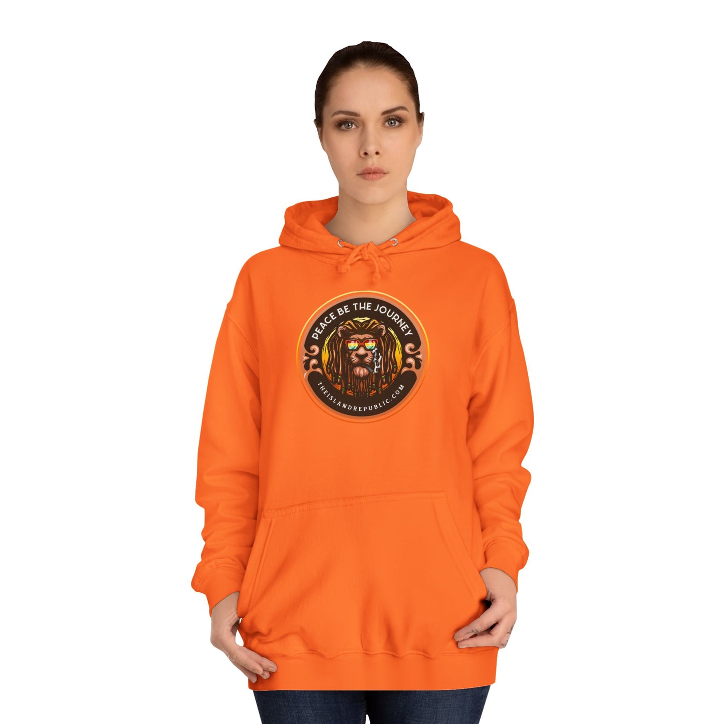 Rasta College Hoodie with Island Rhythm Hood