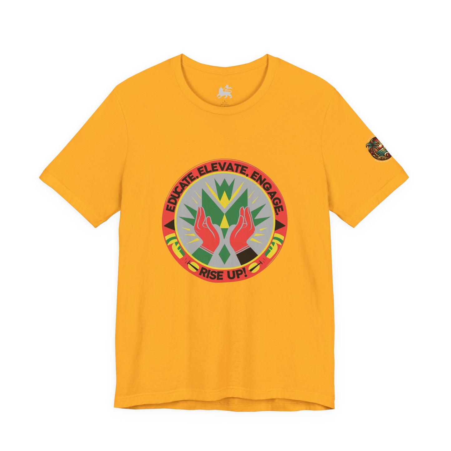 Mindful Living Unisex Tee - 'Educate, Elevate, Engage' Design