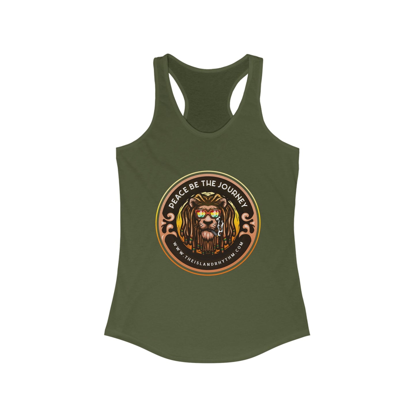 Racerback Tank Island Rhythm Women's Ideal Tank Top