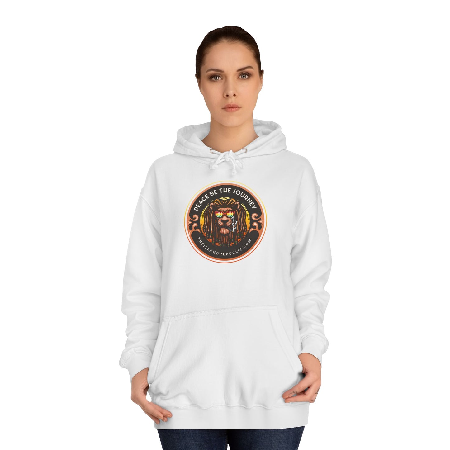 Rasta College Hoodie with Island Rhythm Hood