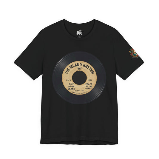 Vinyl Record Tee — The Island Rhythm Retro Music T‑Shirt - The Island Rhythm