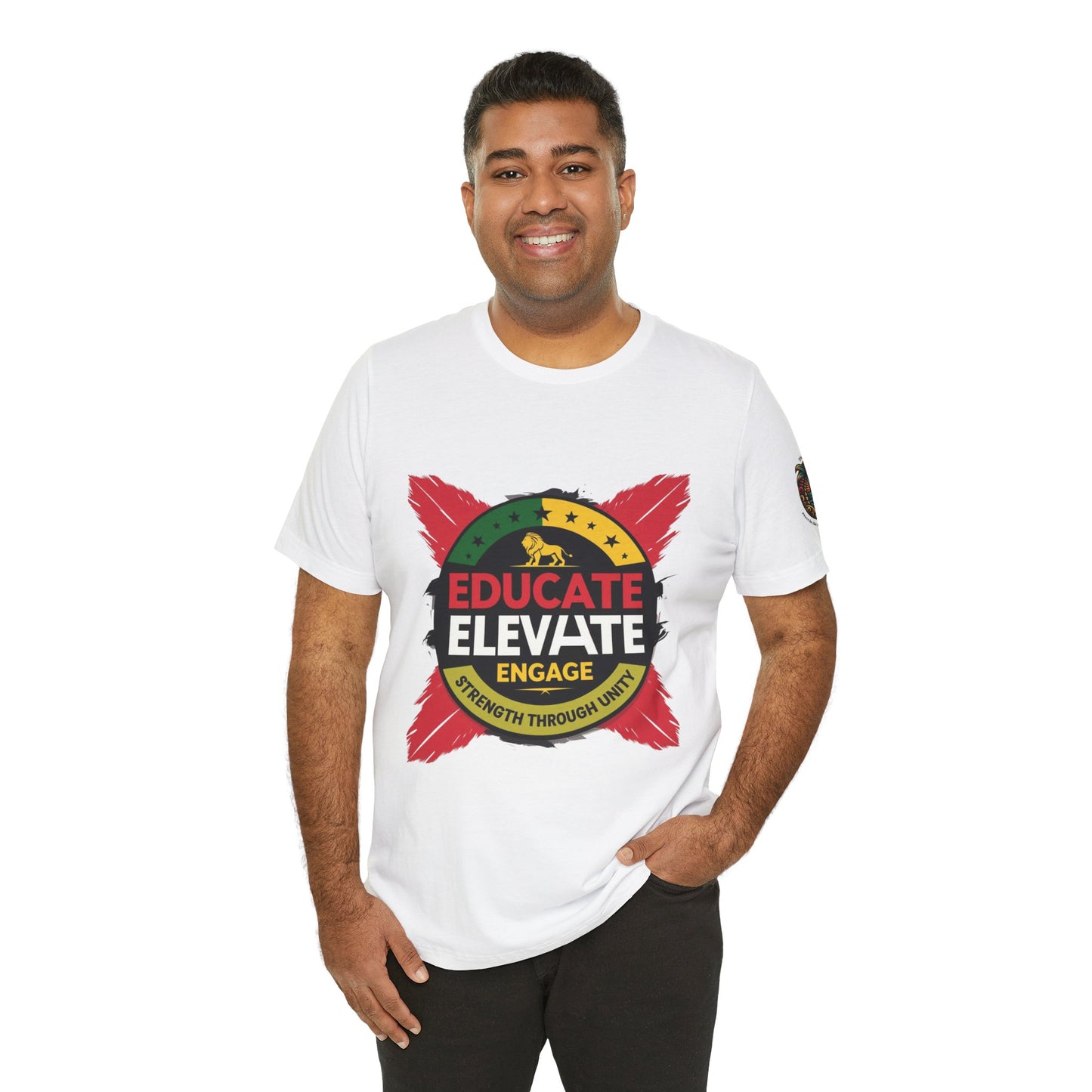 Empowering Statement Tee: Promote Unity & Strength, Ideal for Activism, Education Events, Casual Wear, Gift Ideas