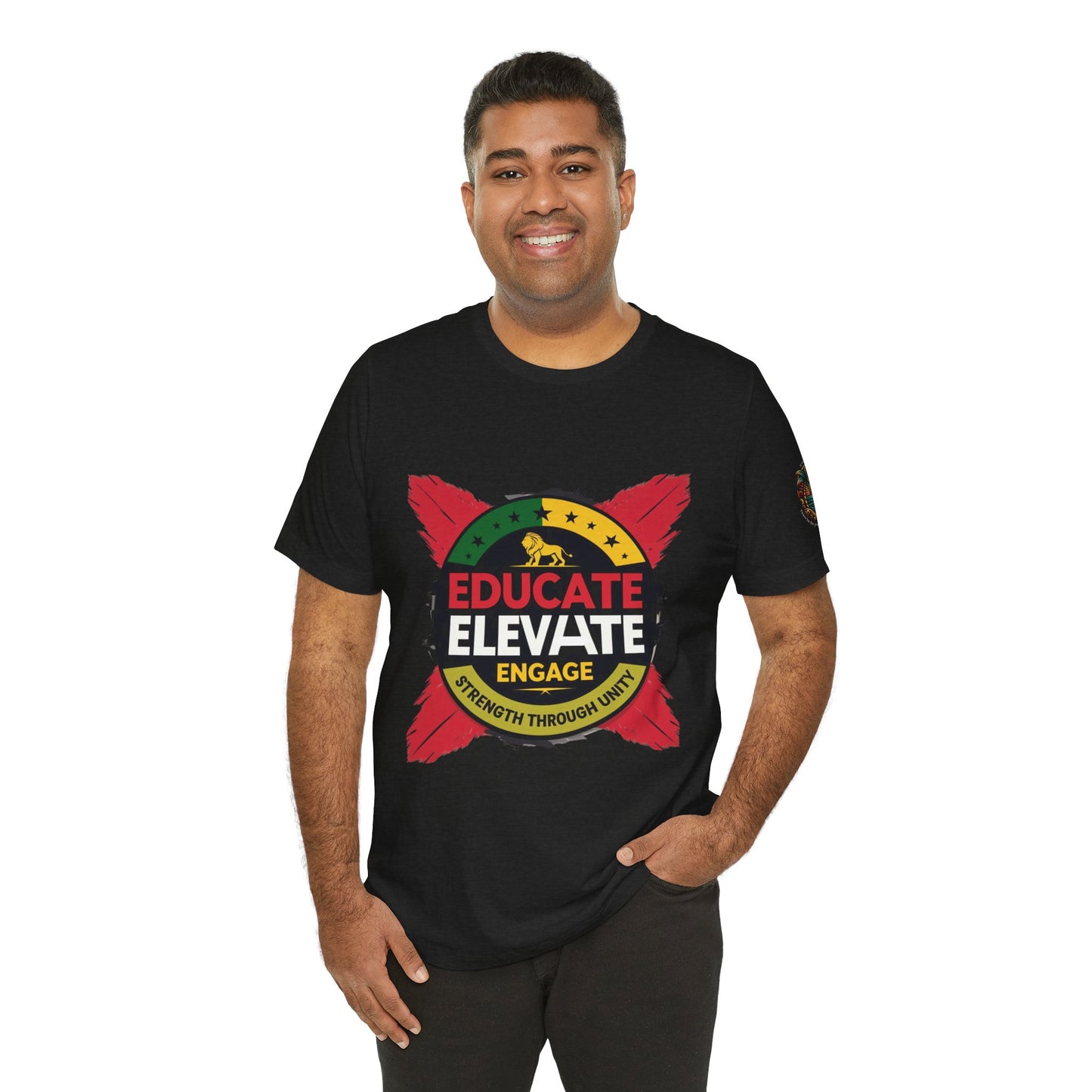 Empowering Statement Tee: Promote Unity & Strength, Ideal for Activism, Education Events, Casual Wear, Gift Ideas