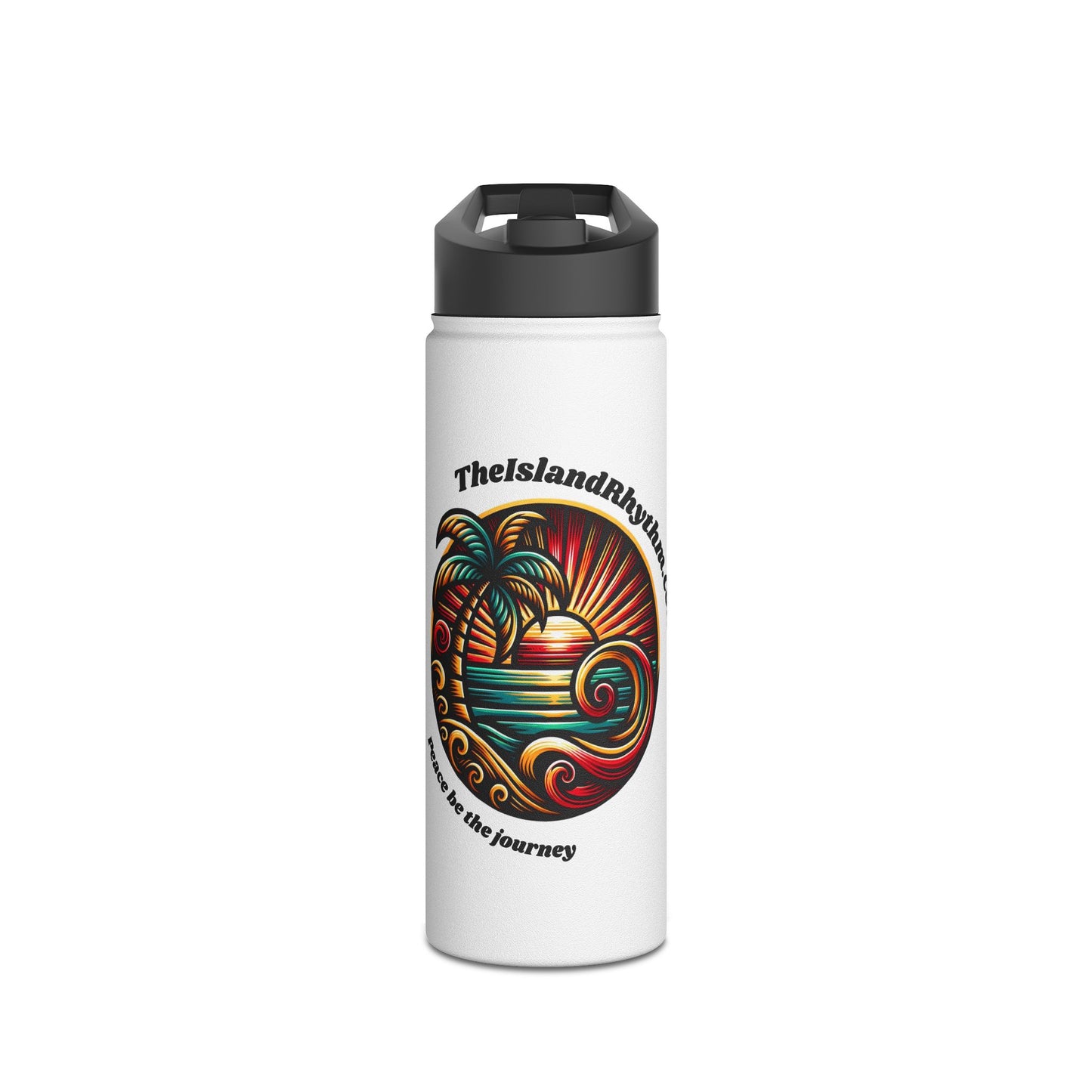Water Bottle Island Rhythm Design