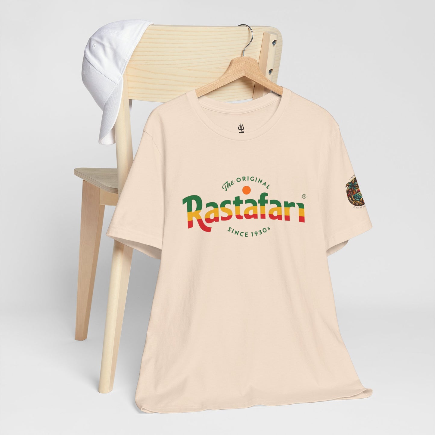 Rastafari Vibes Short Sleeve Tee, Unisex Jersey T-Shirt, Casual Wear, Festival Outfits, Gifts for Rasta Lovers
