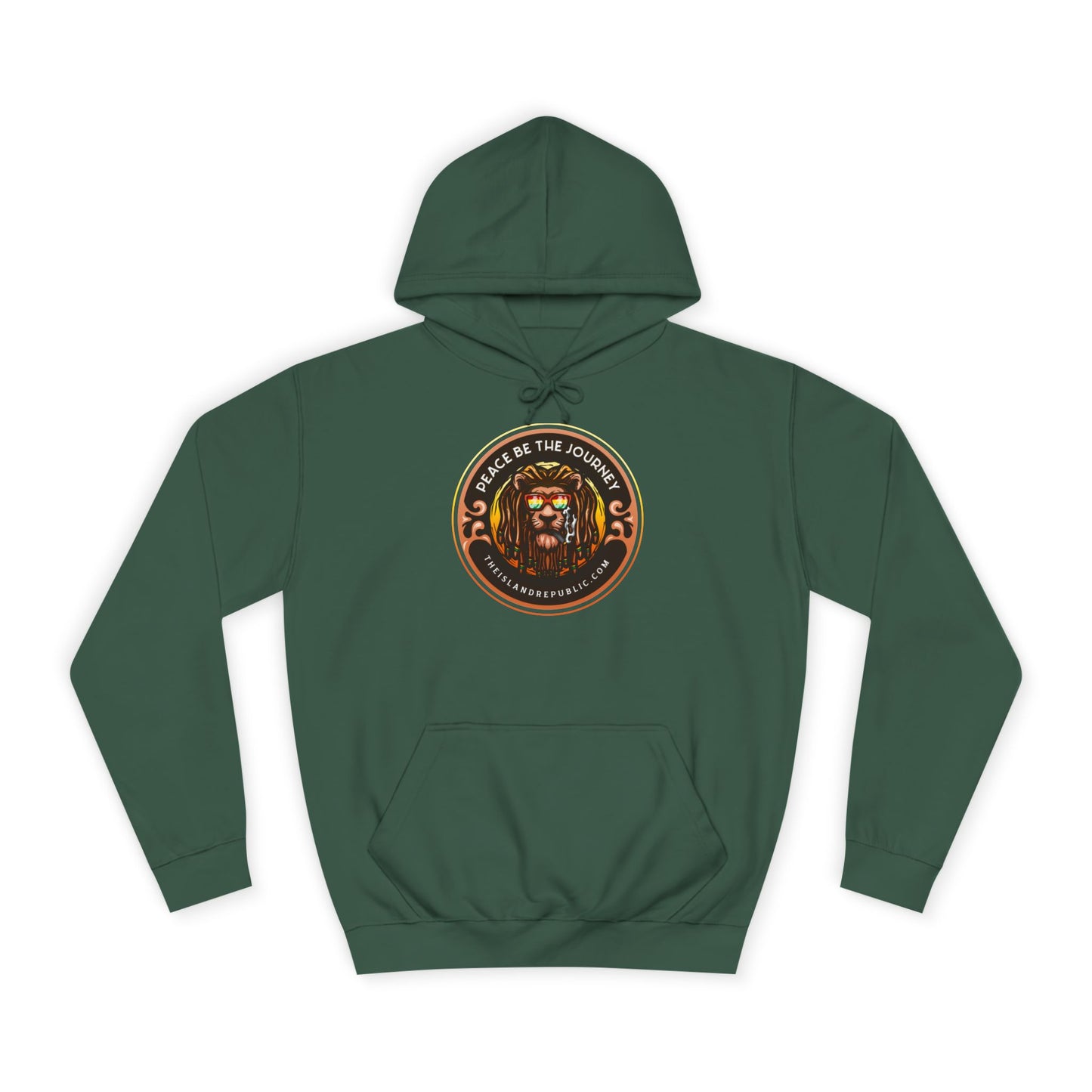 Rasta College Hoodie with Island Rhythm Hood