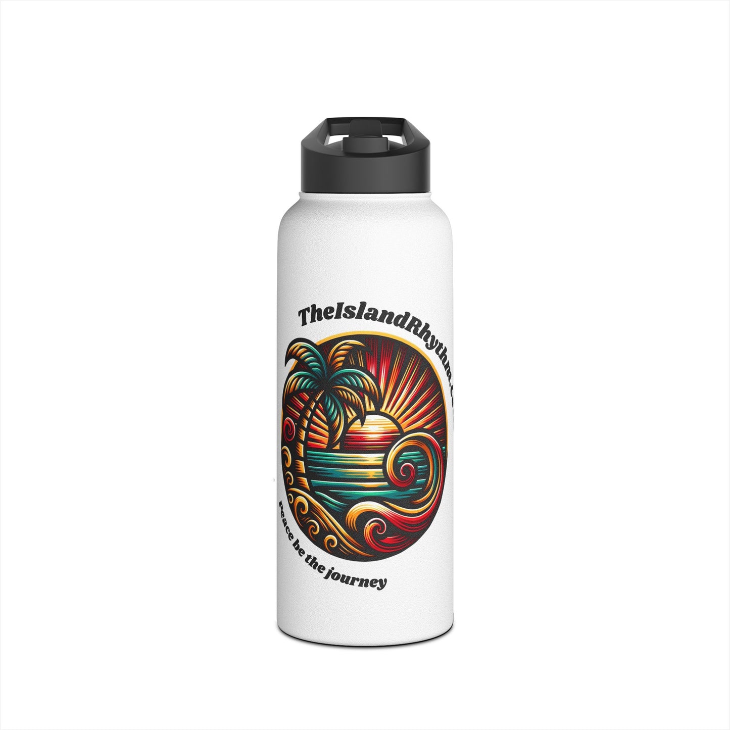 Water Bottle Island Rhythm Design