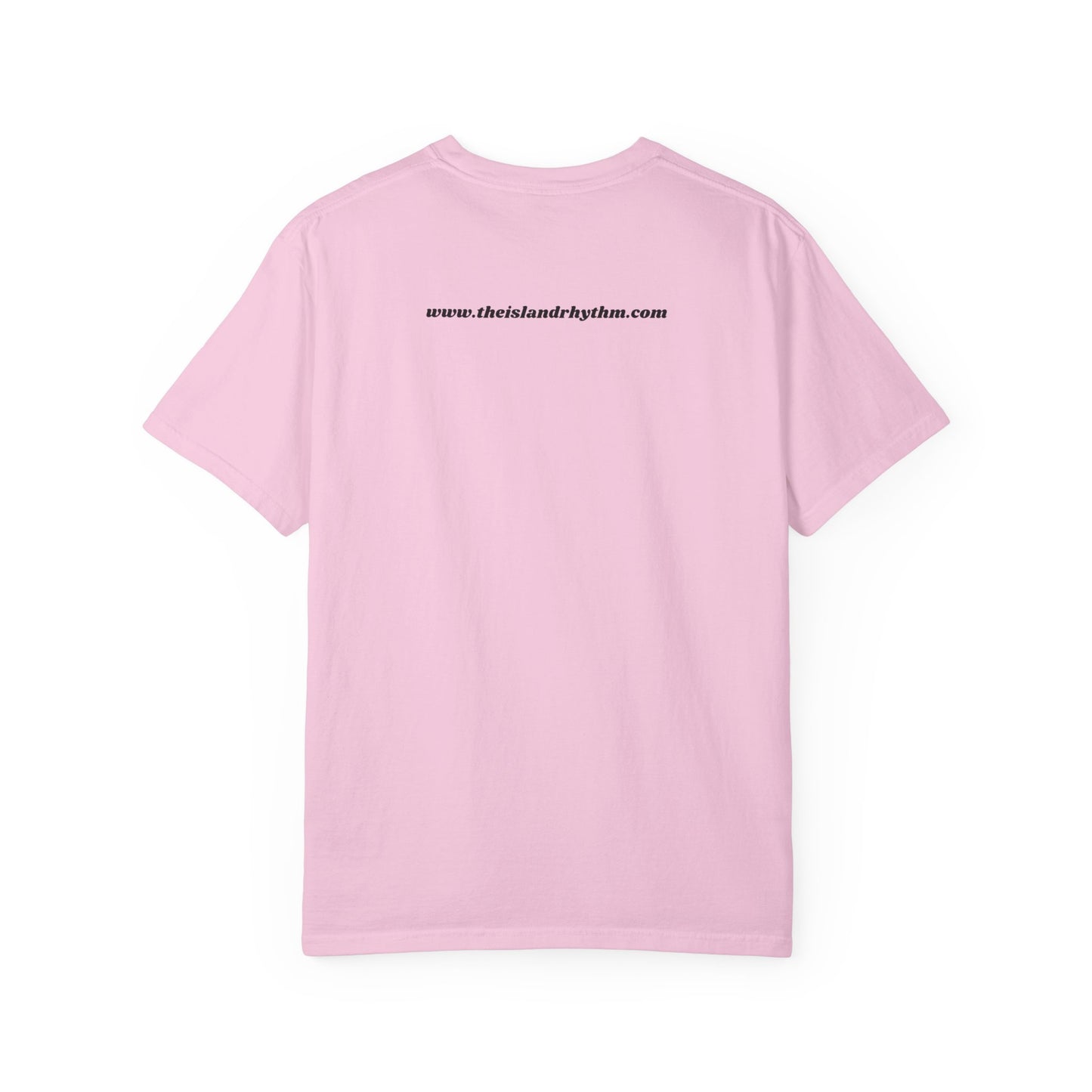 Garment-Dyed T-shirt Island Rhythm Peace Love Compassion