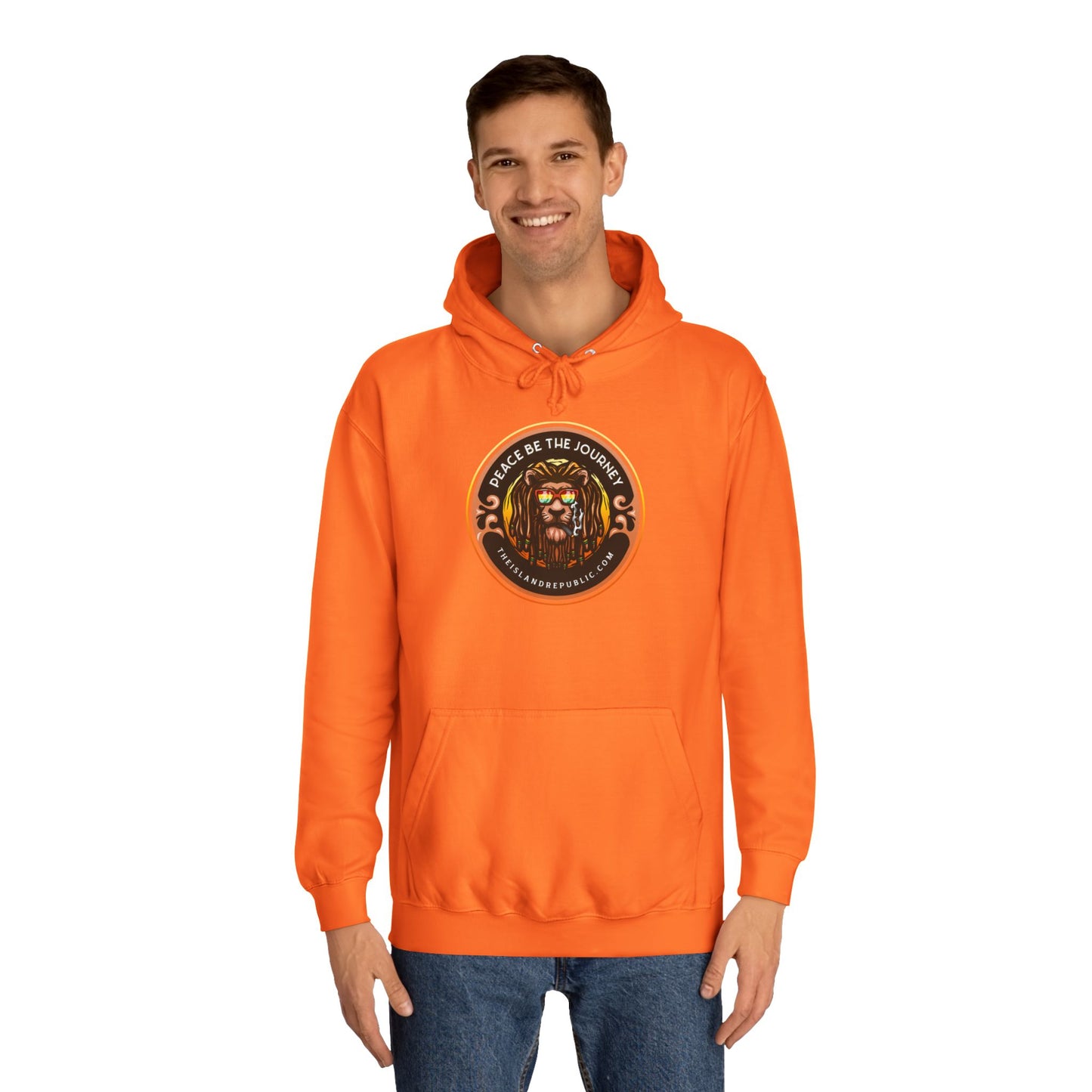 Rasta College Hoodie with Island Rhythm Hood