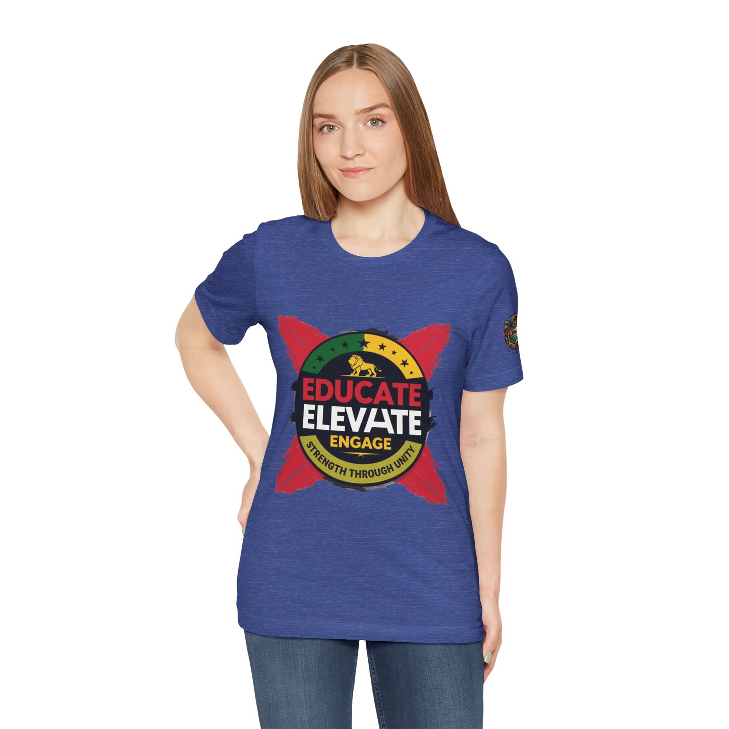 Empowering Statement Tee: Promote Unity & Strength, Ideal for Activism, Education Events, Casual Wear, Gift Ideas