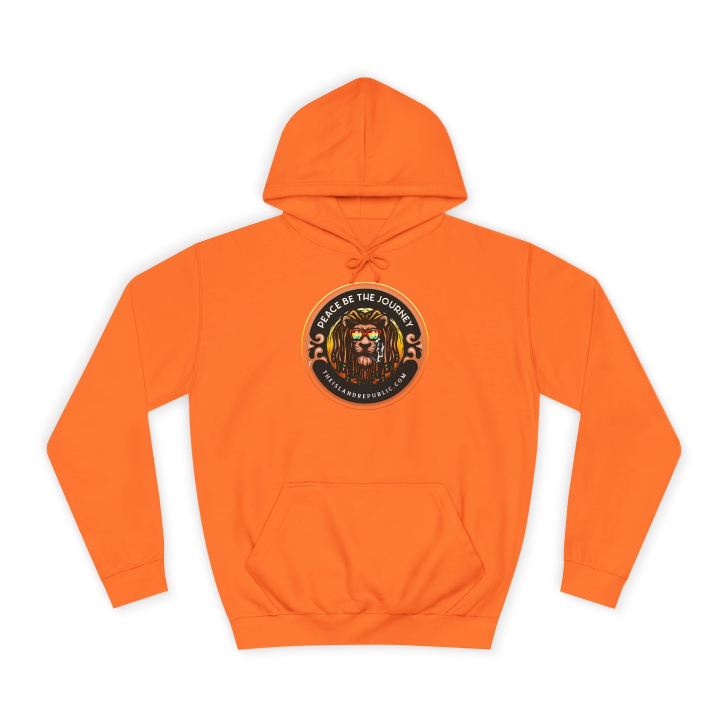 Rasta College Hoodie with Island Rhythm Hood