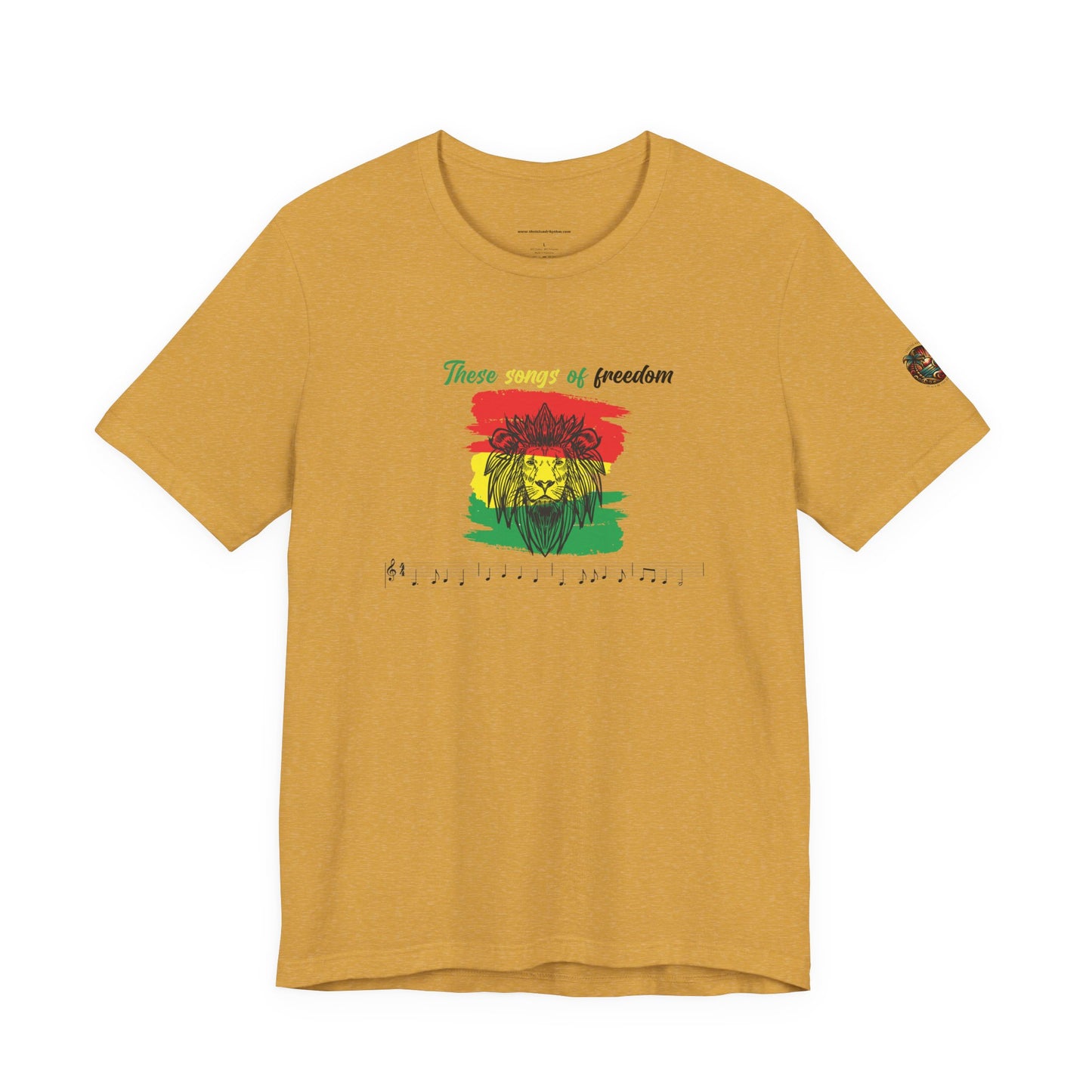 Island Rhythm T-Shirt - Songs of Freedom Design