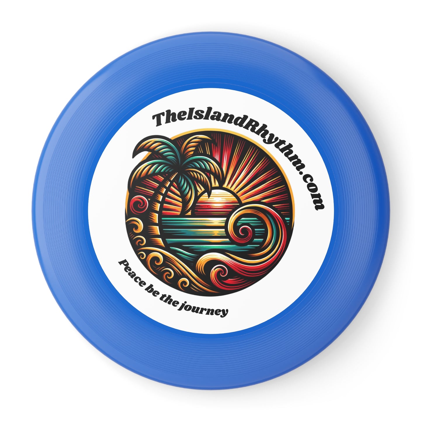 Beach Vibe Frisbee - 'Peace Be the Journey' Outdoor Fun