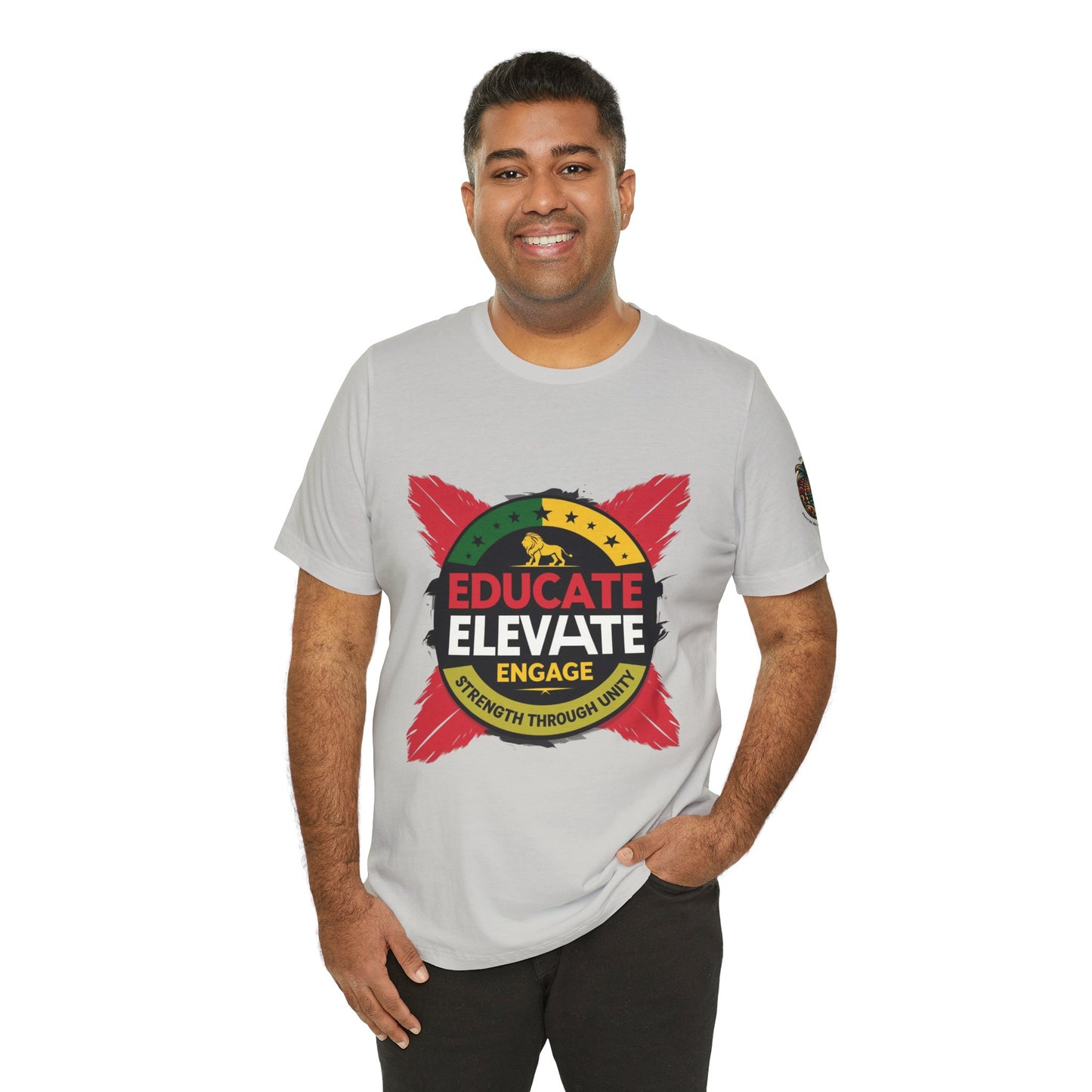 Empowering Statement Tee: Promote Unity & Strength, Ideal for Activism, Education Events, Casual Wear, Gift Ideas
