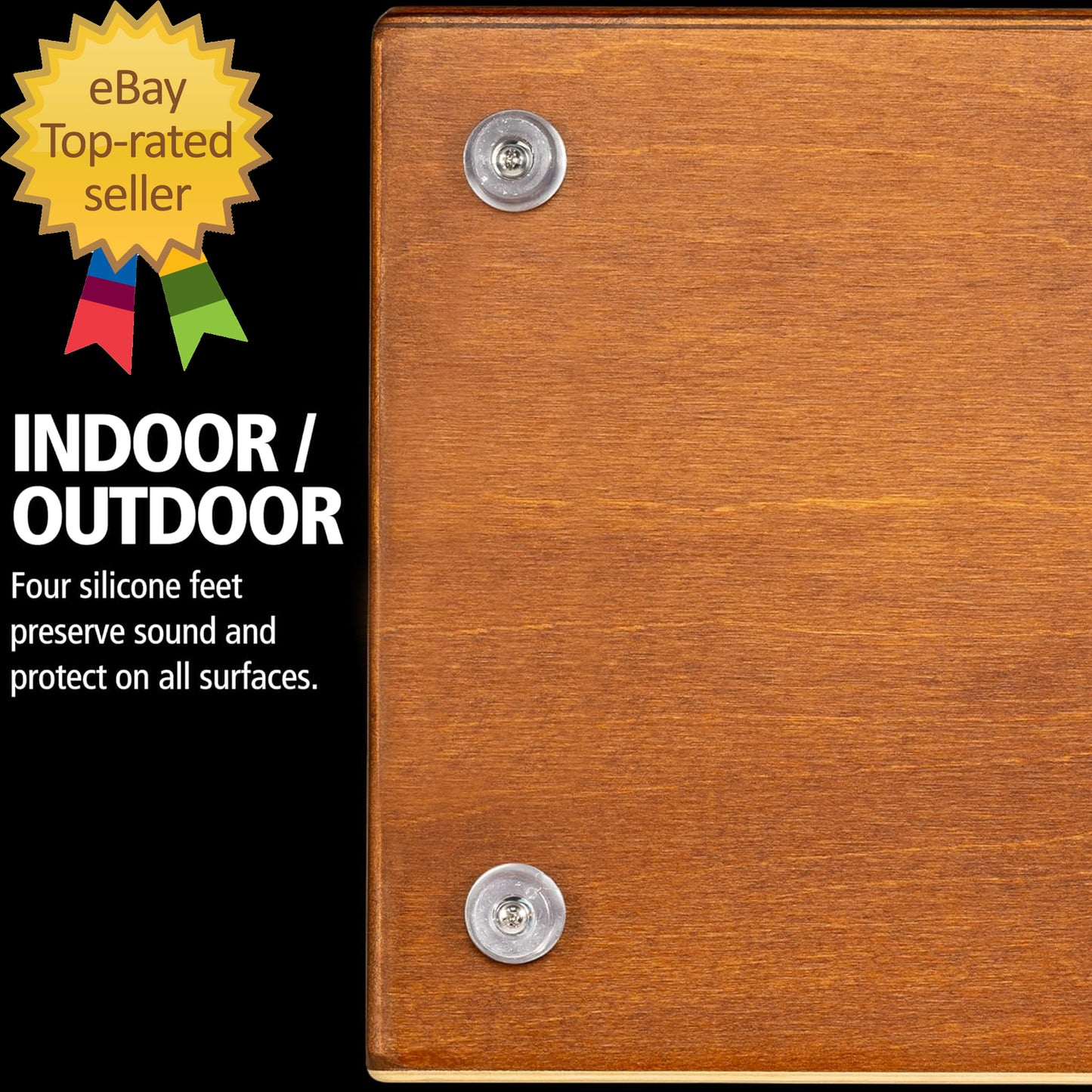 Jam Cajon Box Drum with Snare and Bass Tone for Acoustic Music Made in Europe