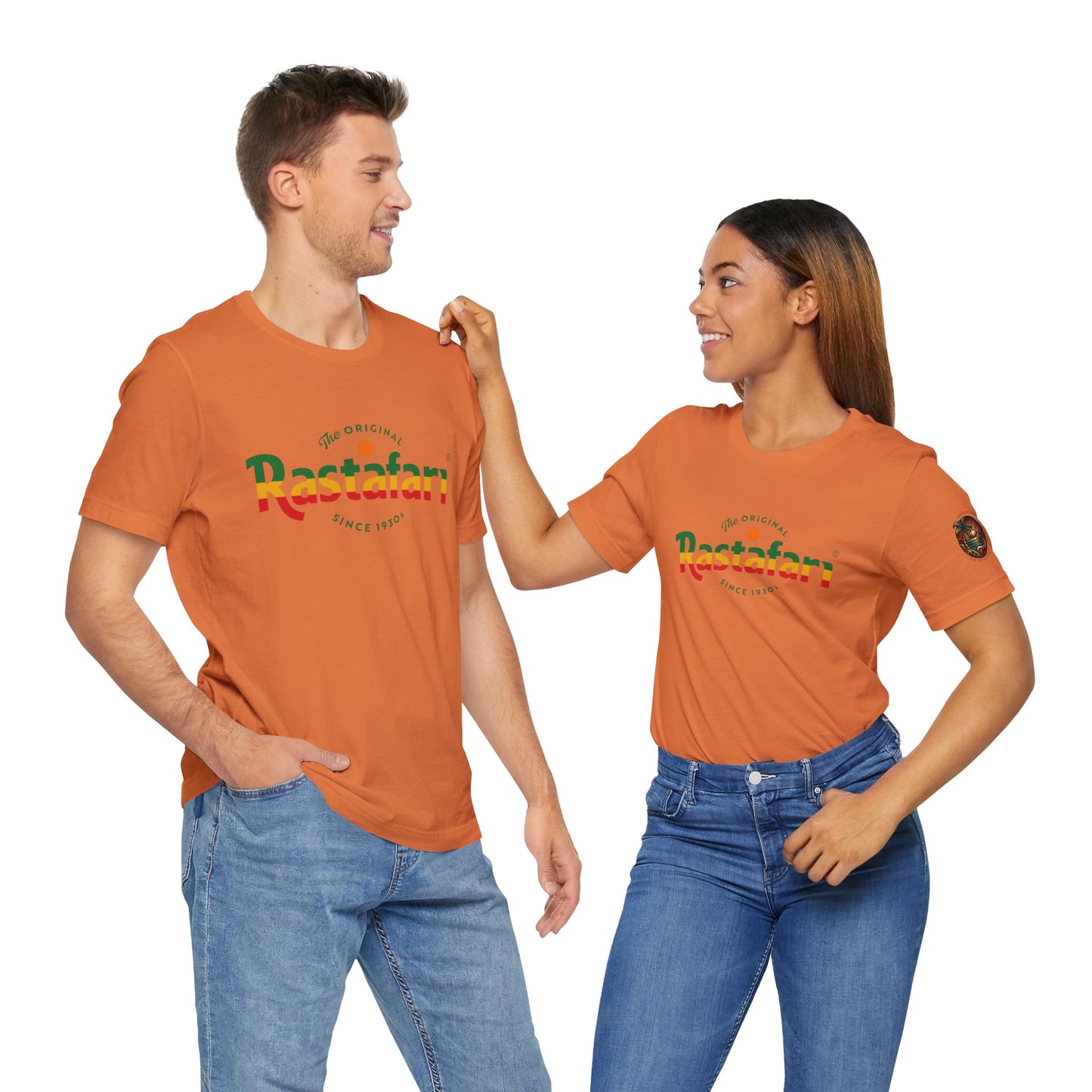 Rastafari Vibes Short Sleeve Tee, Unisex Jersey T-Shirt, Casual Wear, Festival Outfits, Gifts for Rasta Lovers