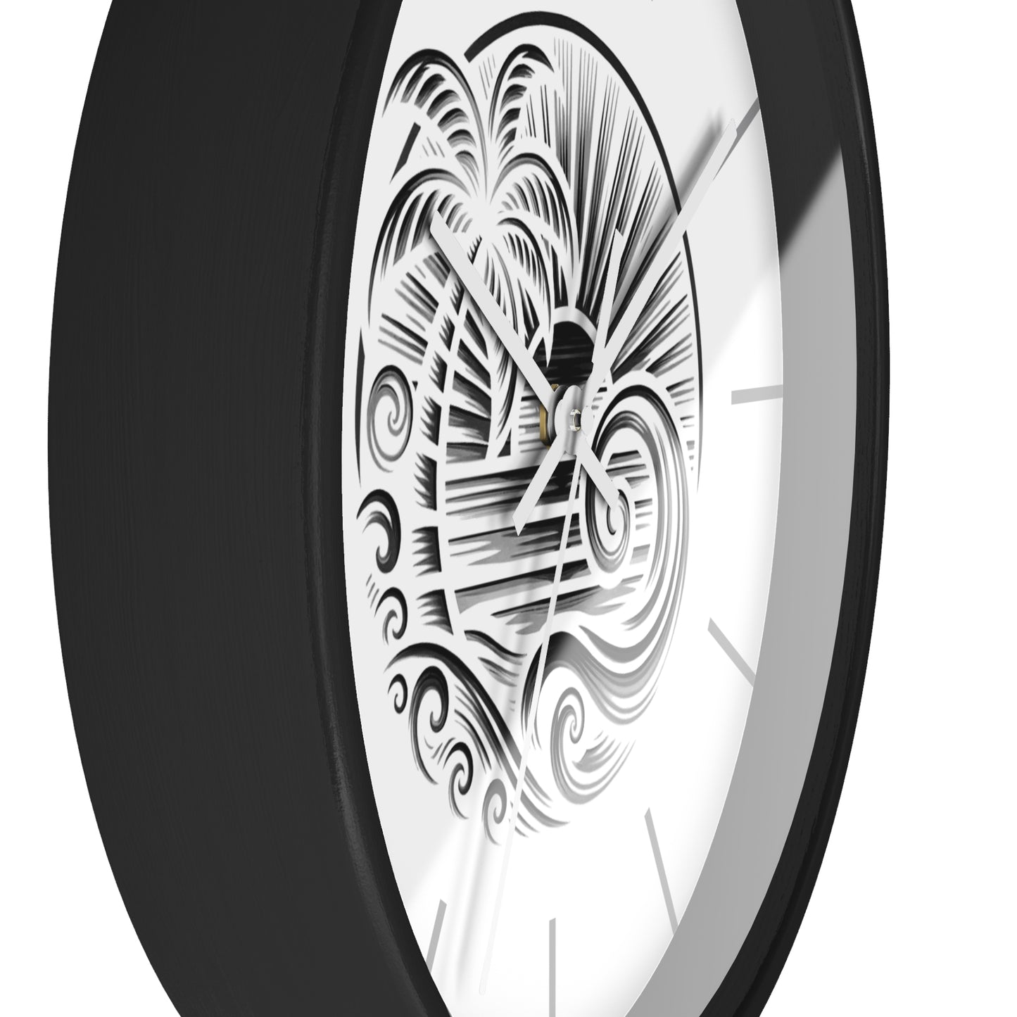 Island Rhythm Wall Clock - Tropical Island Timepiece