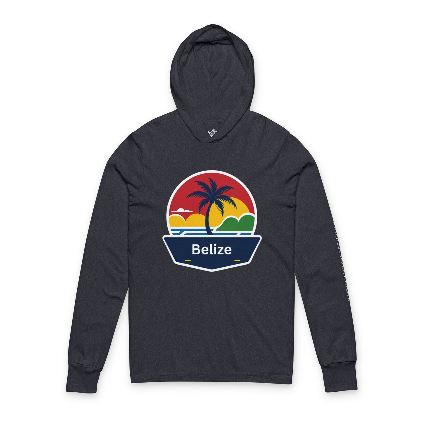 Hooded Long Sleeve Tee - You bettah Belize it