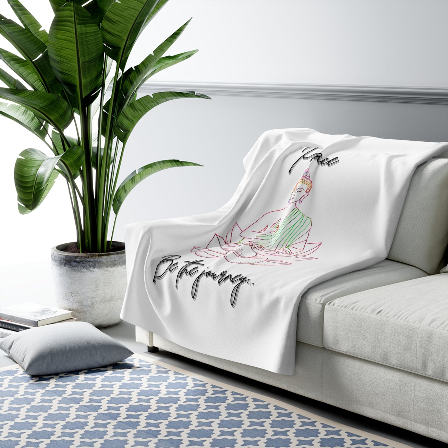 Fleece Blanket - Peace Be The Journey