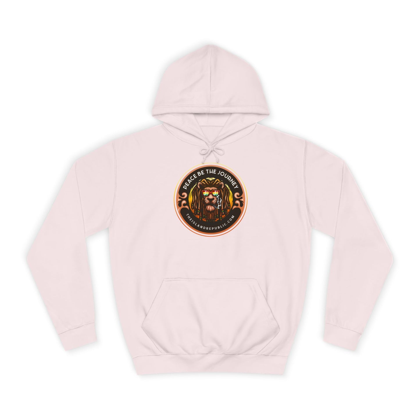 Rasta College Hoodie with Island Rhythm Hood