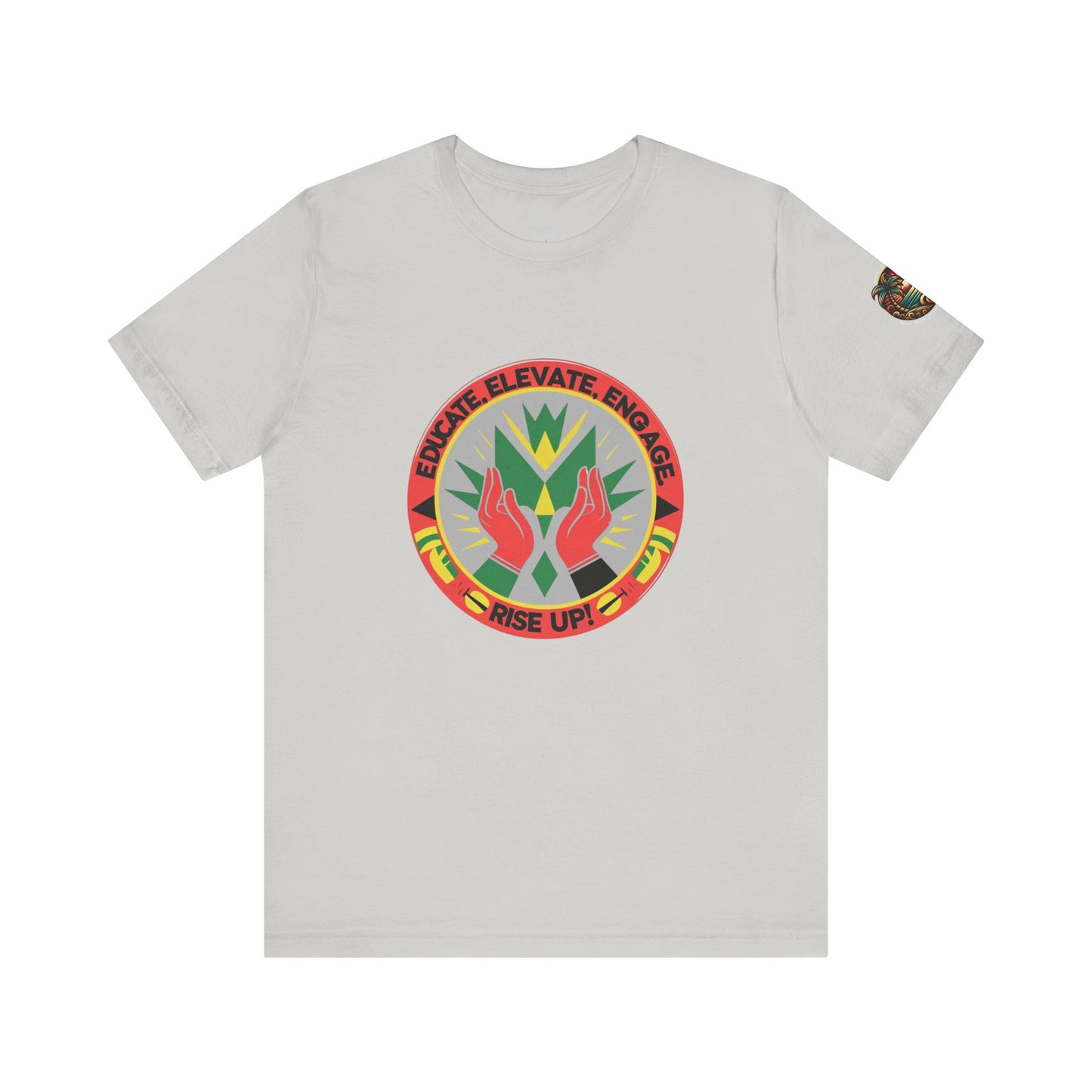Mindful Living Unisex Tee - 'Educate, Elevate, Engage' Design