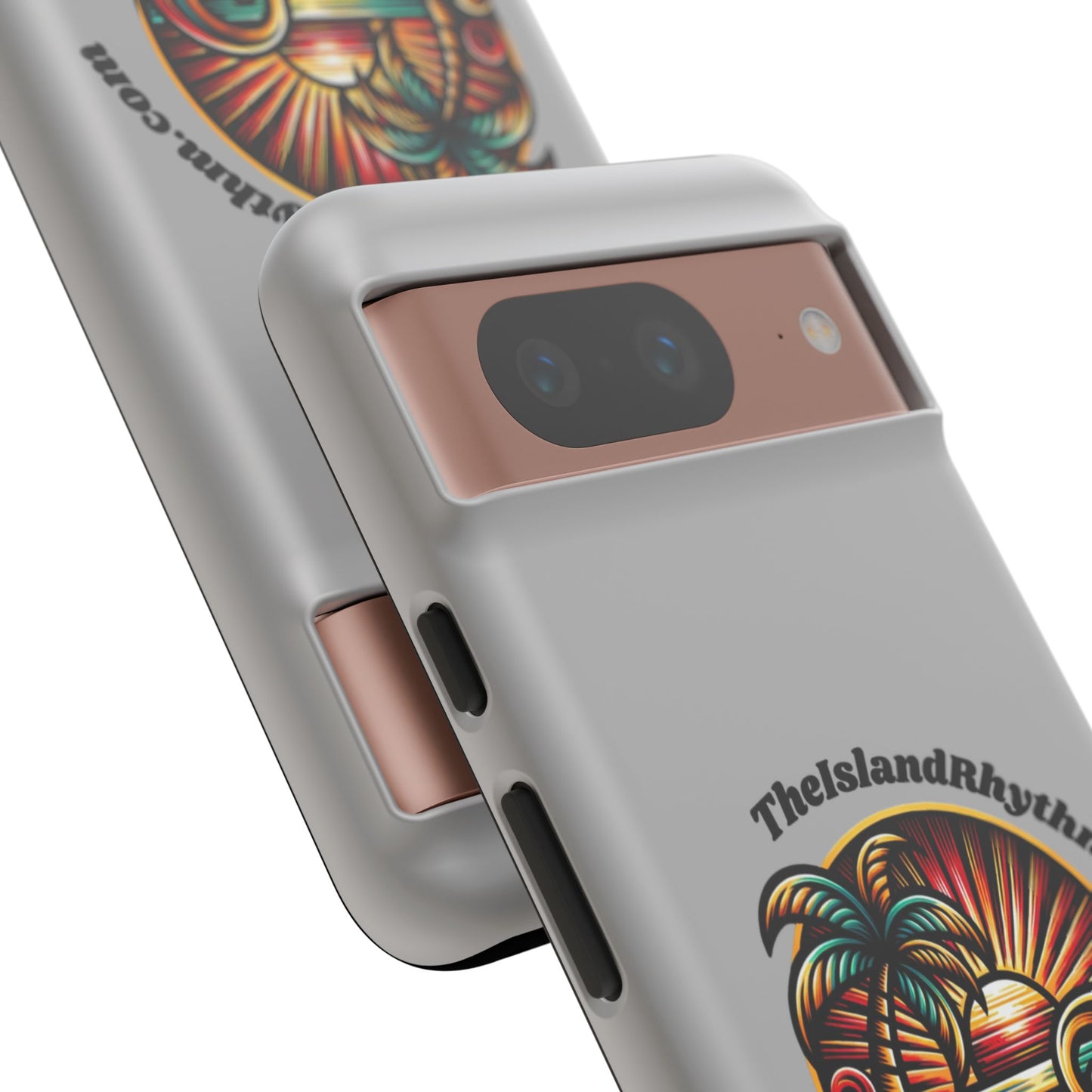 Tough Phone Case - Coastal Vibes with Inspirational Quote "Peace be the journey"
