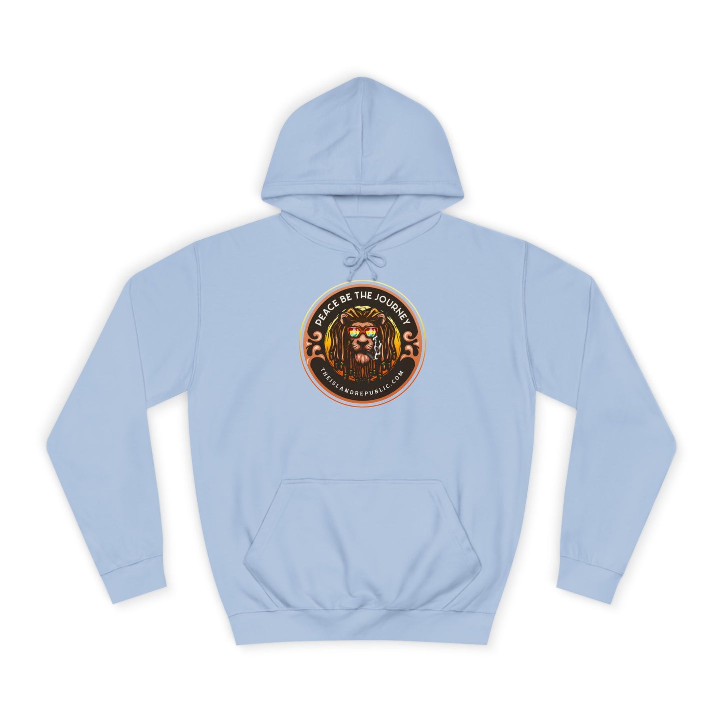 Rasta College Hoodie with Island Rhythm Hood