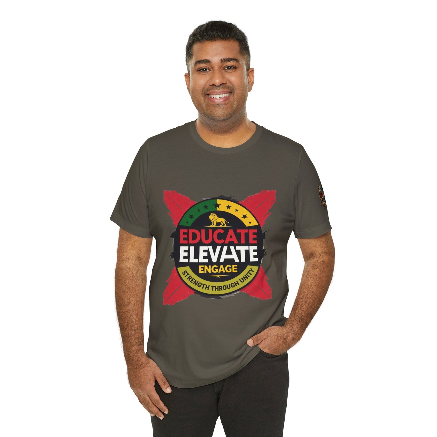 Empowering Statement Tee: Promote Unity & Strength, Ideal for Activism, Education Events, Casual Wear, Gift Ideas