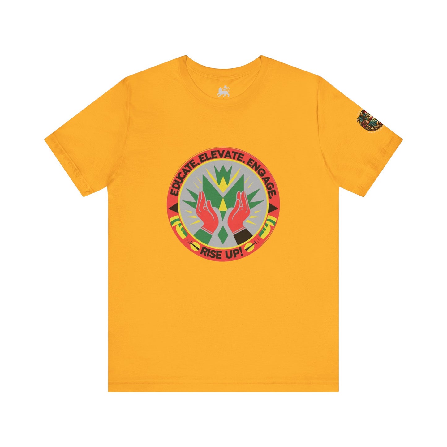 Mindful Living Unisex Tee - 'Educate, Elevate, Engage' Design