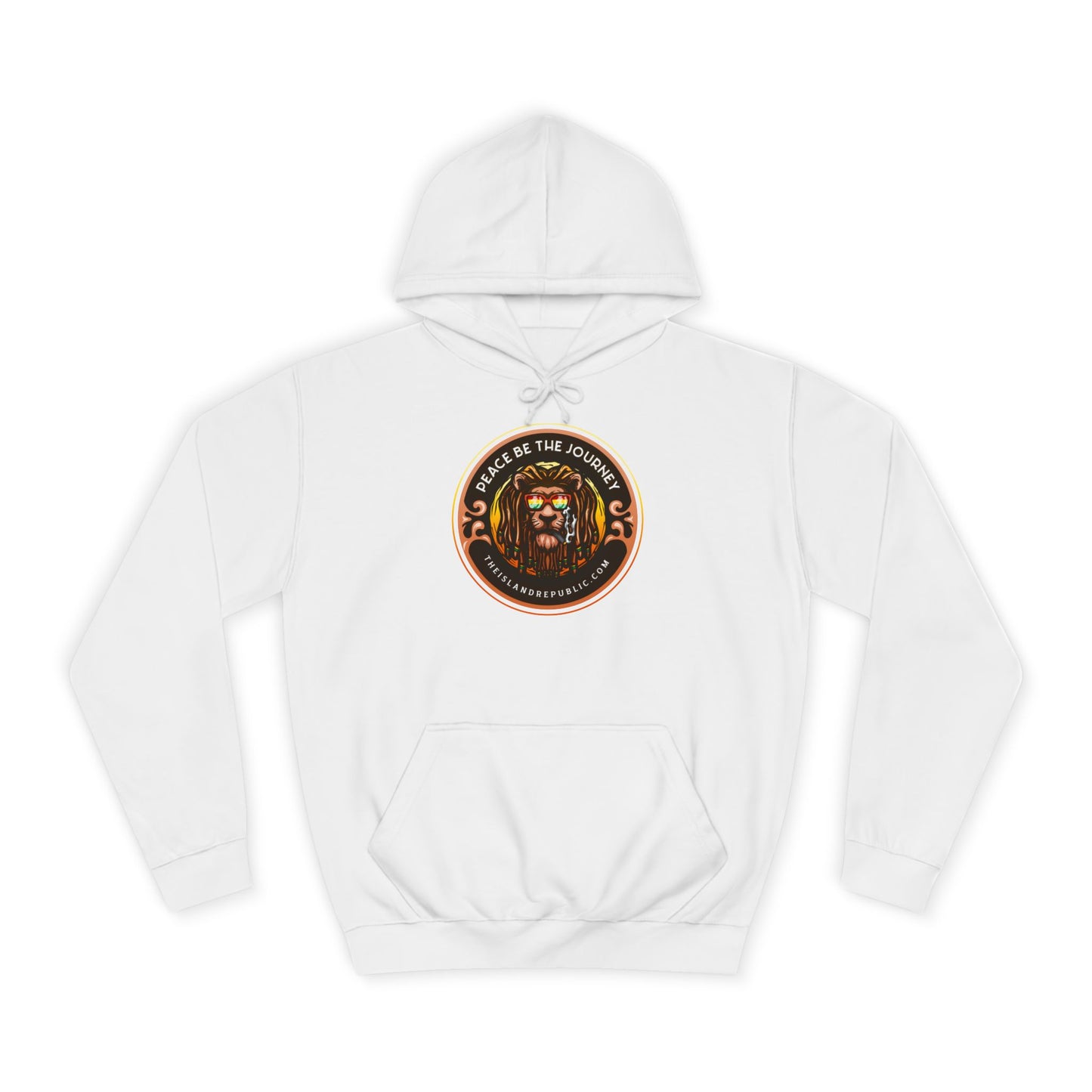 Rasta College Hoodie with Island Rhythm Hood