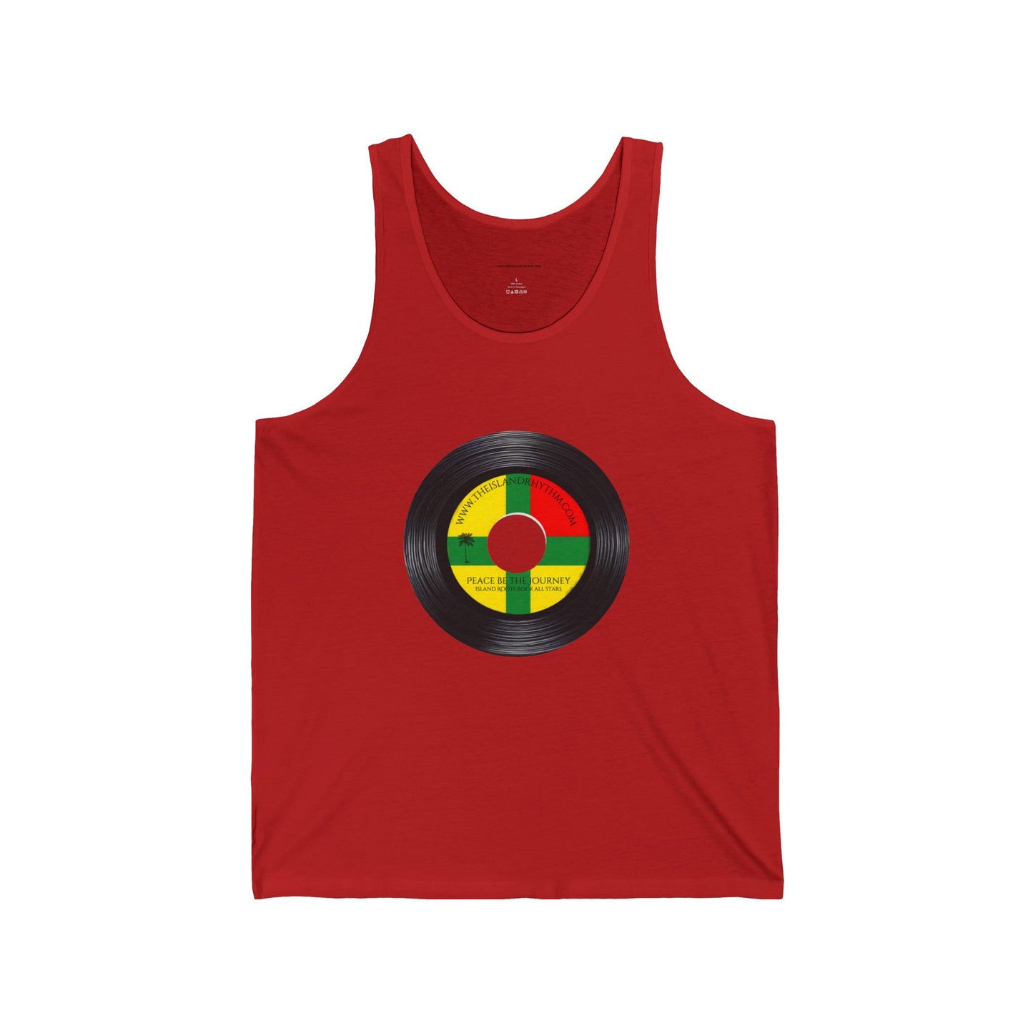 Rasta Tank: Island Vibe Unisex Jersey Tank